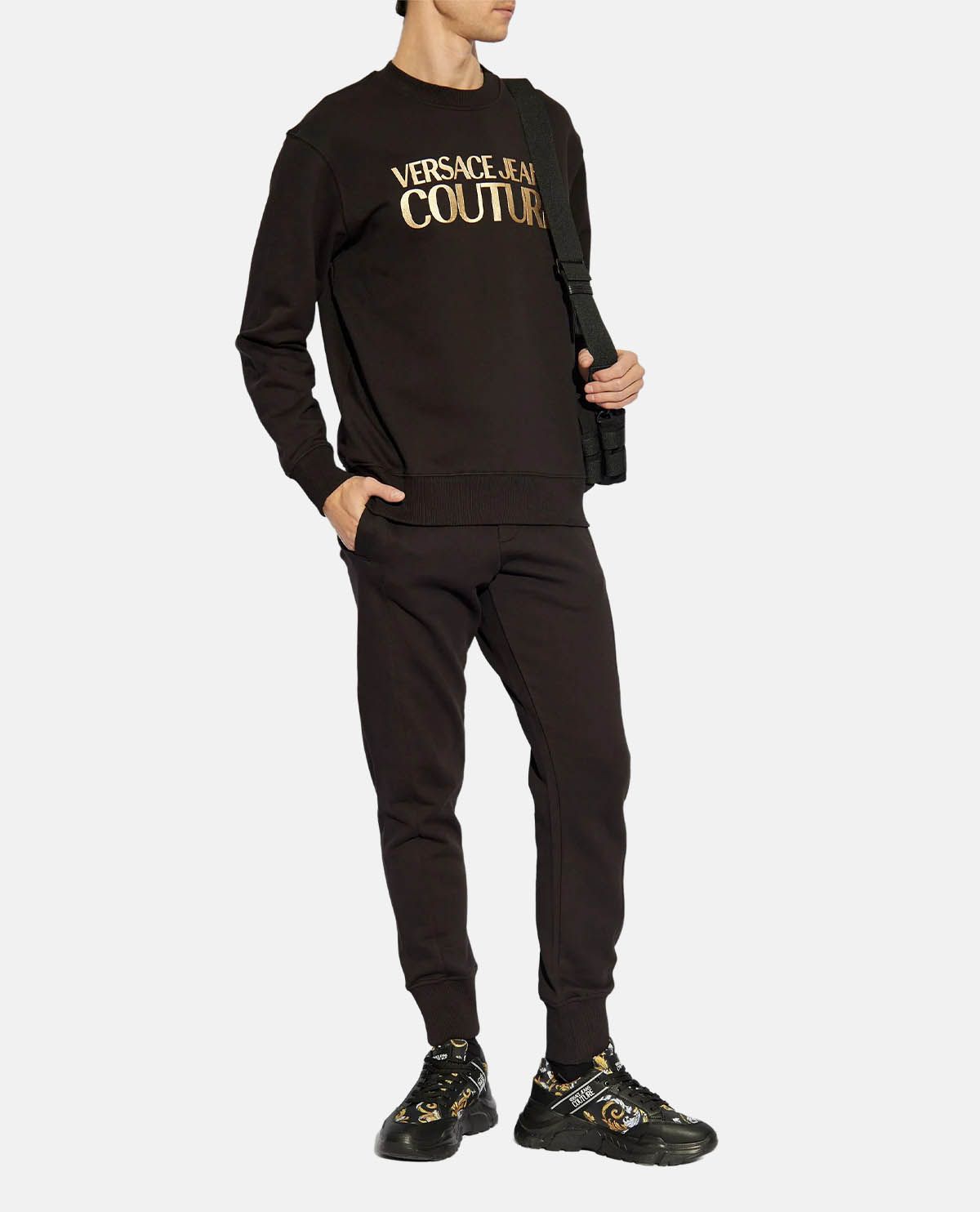 Quần jogger dây rút in logo