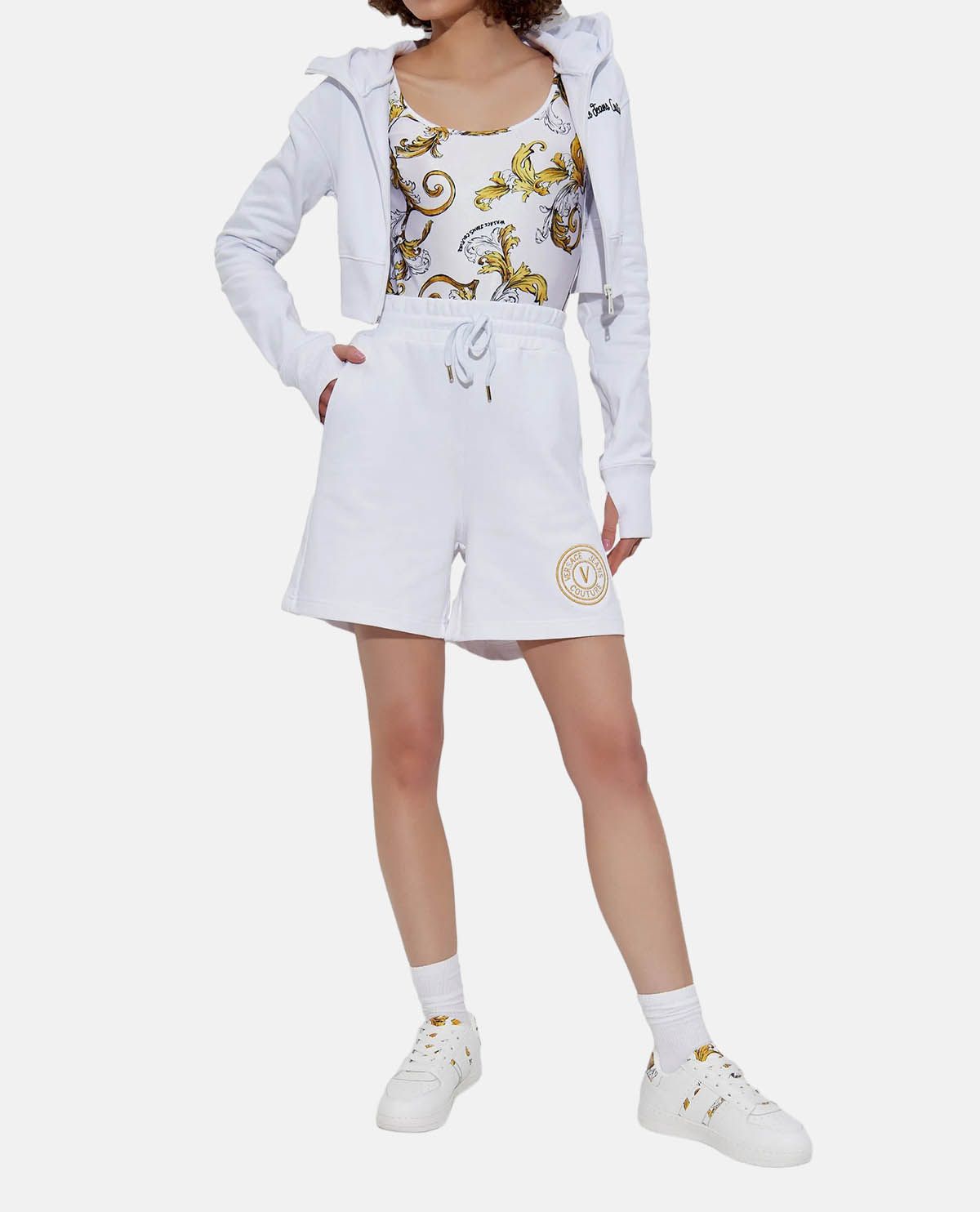 Bodysuit lụa Outline Barocco