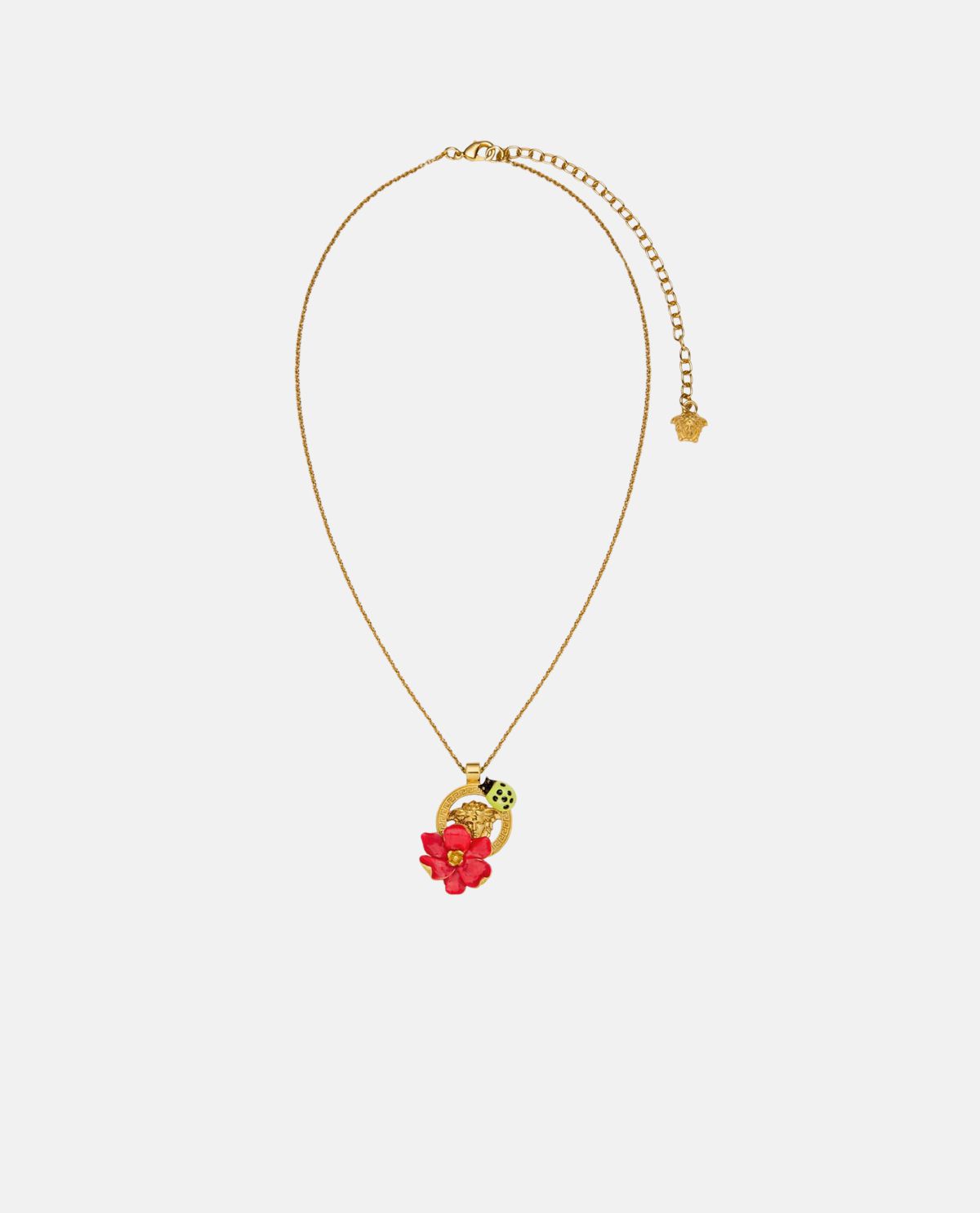 Vòng cổ bản mảnh phối mặt Strawberry Garden