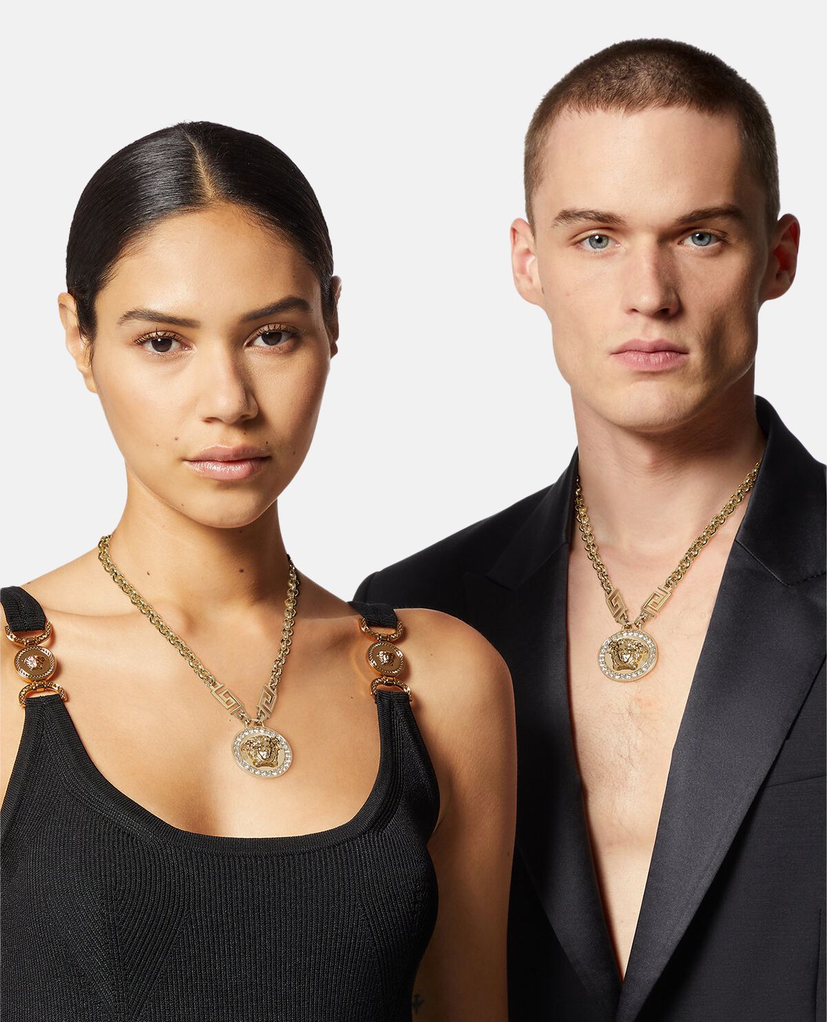 Vòng cổ La Medusa Greca đính pha lê