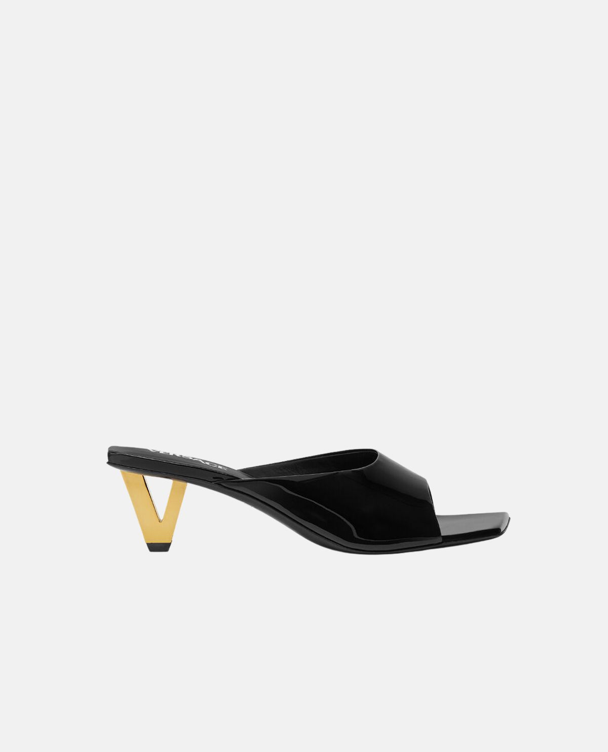 Giày sandal cao gót da bóng V2025 55