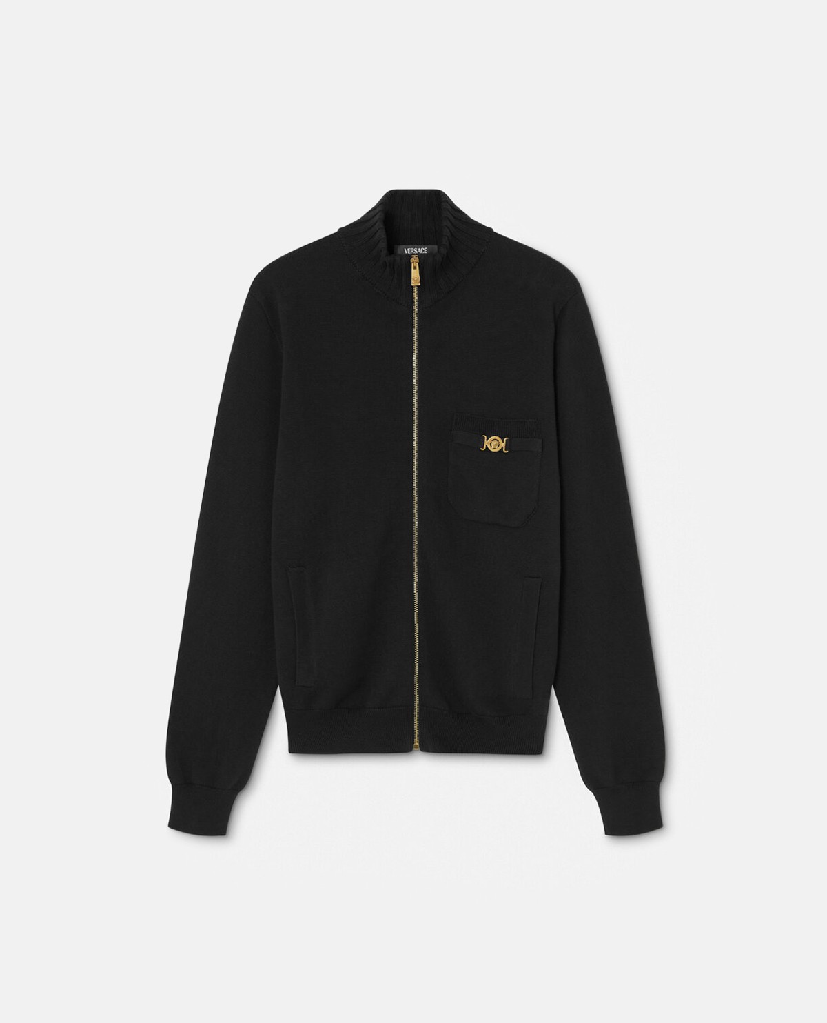 Áo cardigan phối khóa kéo