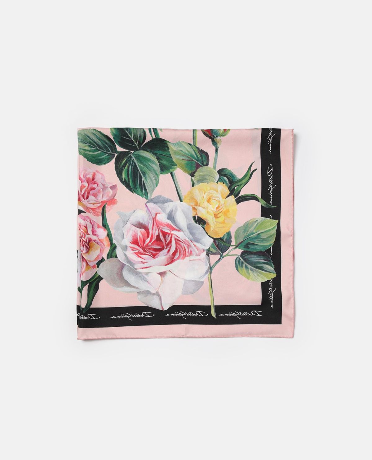 Khăn lụa vuông họa tiết 90 x 90 cm