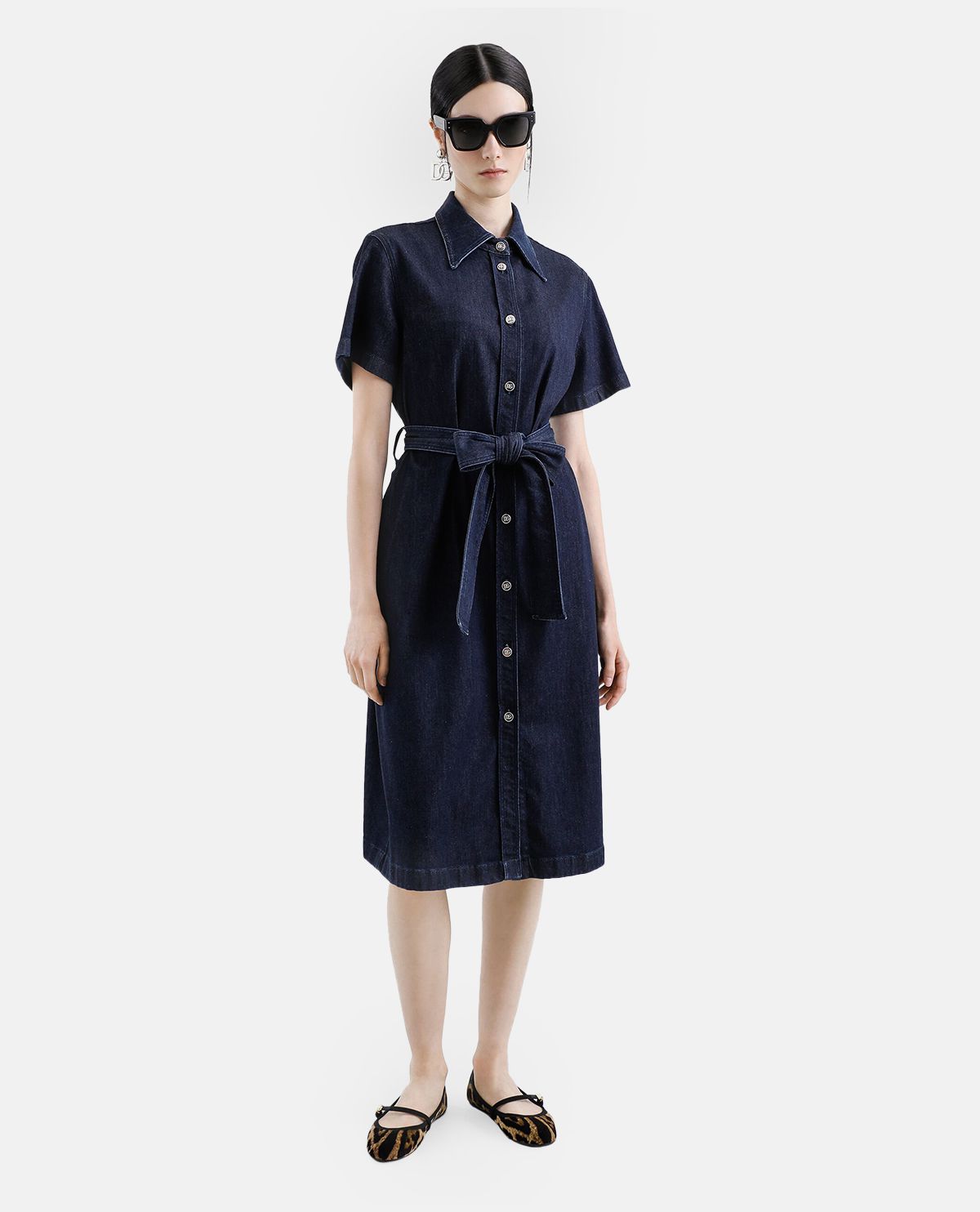 Đầm sơ mi denim