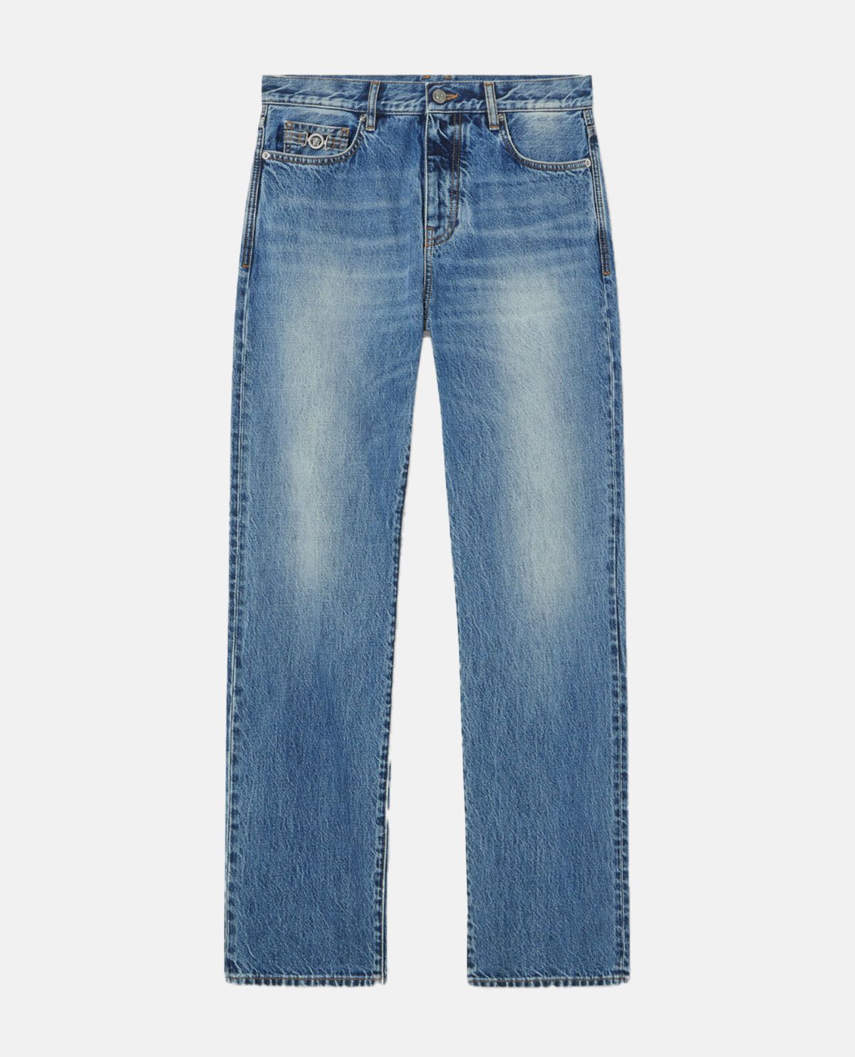 Quần jeans ống suông Medusa Biggie