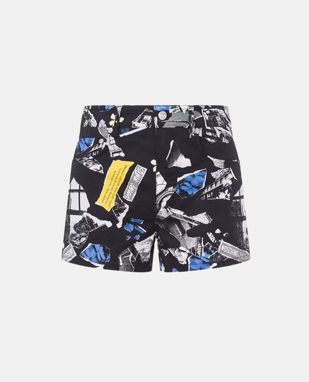 Quần short cotton họa tiết Punk