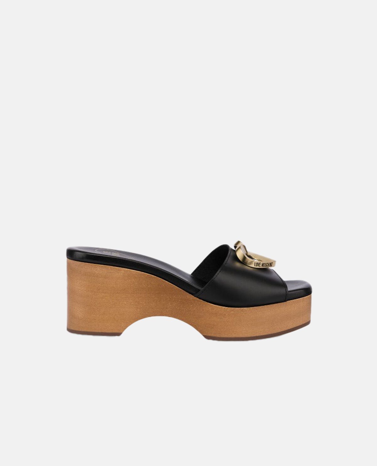 Giày sandal đế xuồng phối trái tim