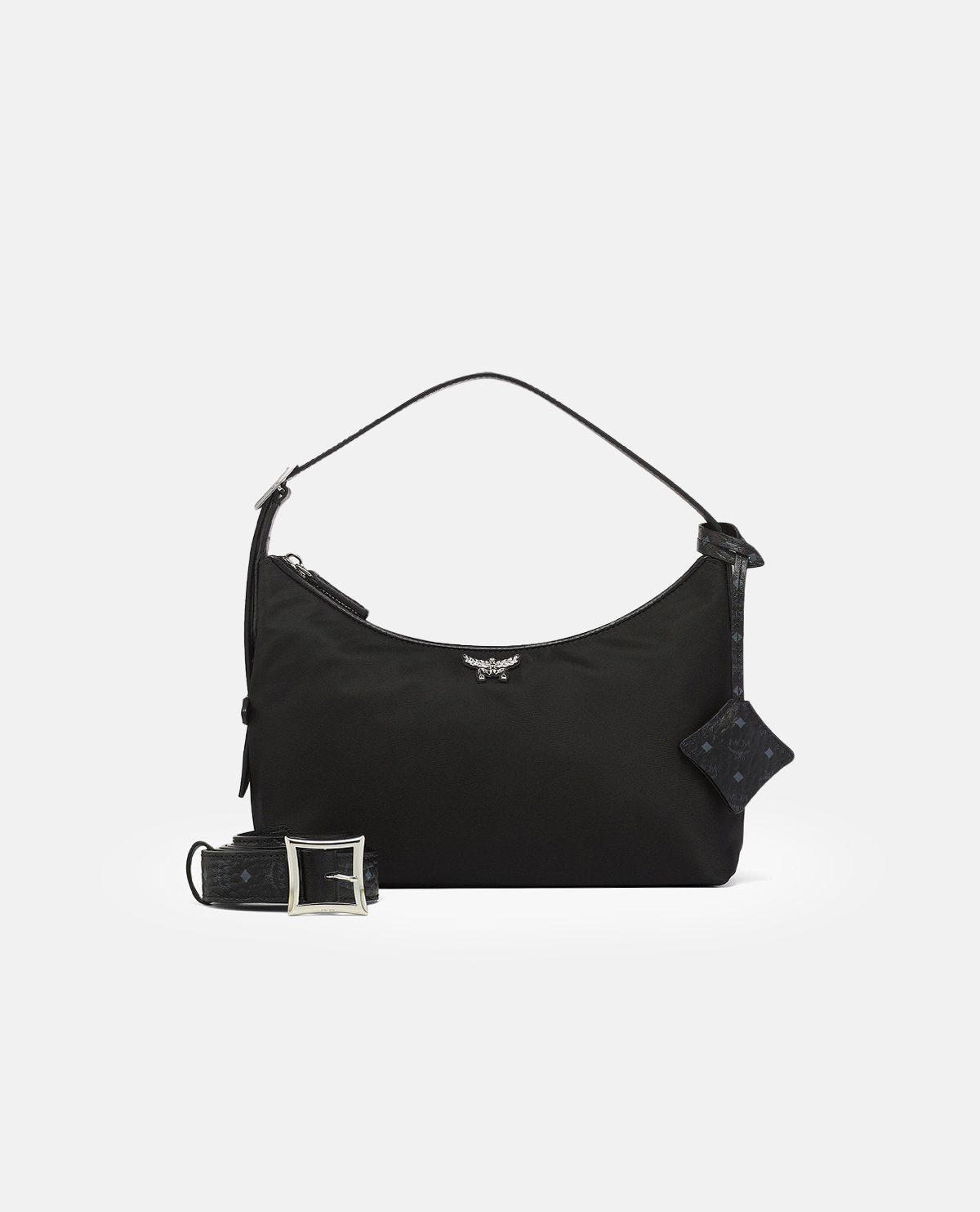 Túi hobo Aren cỡ nhỏ từ da và nylon tái chế