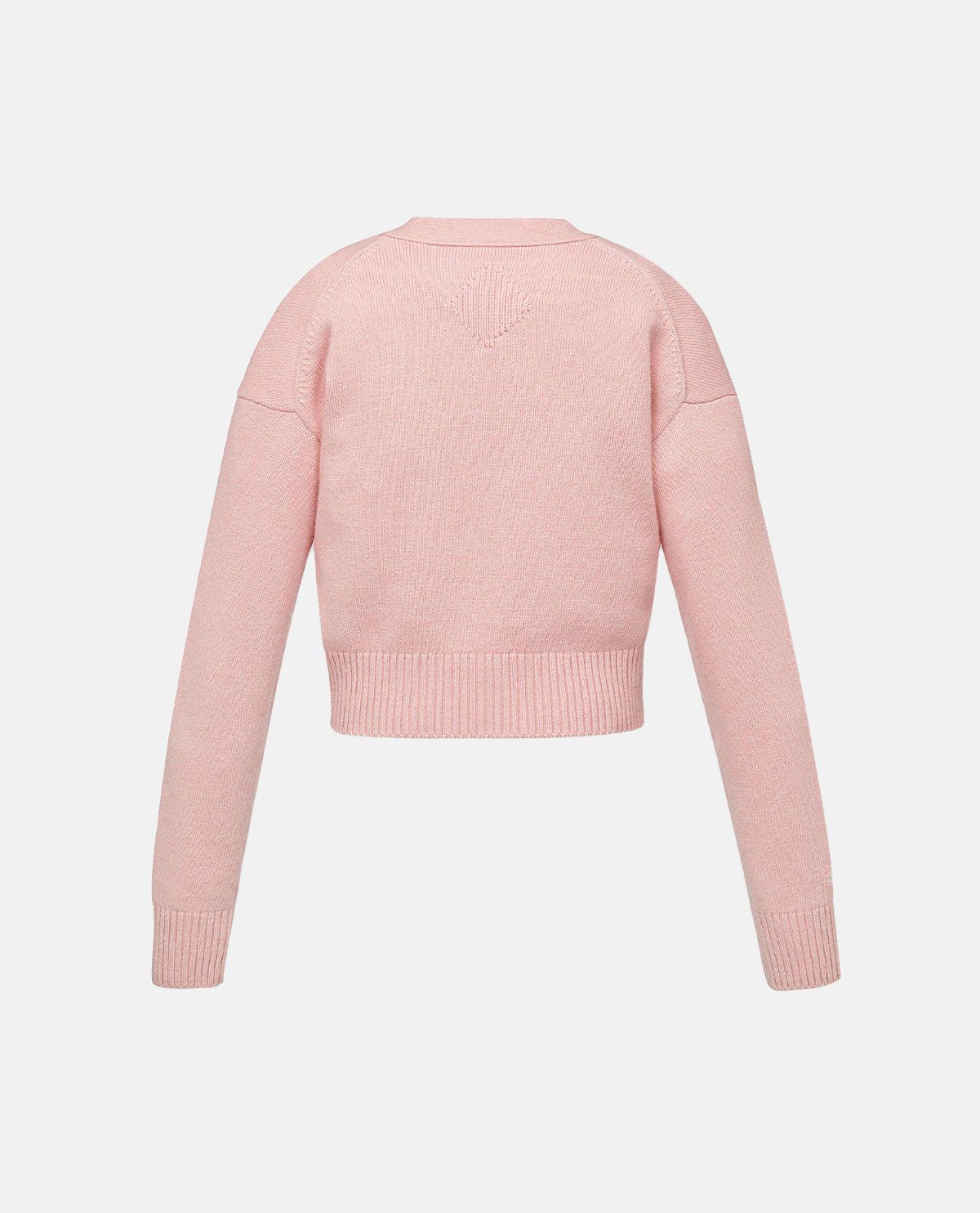 Áo cardigan len pha cashmere dáng crop Laurel