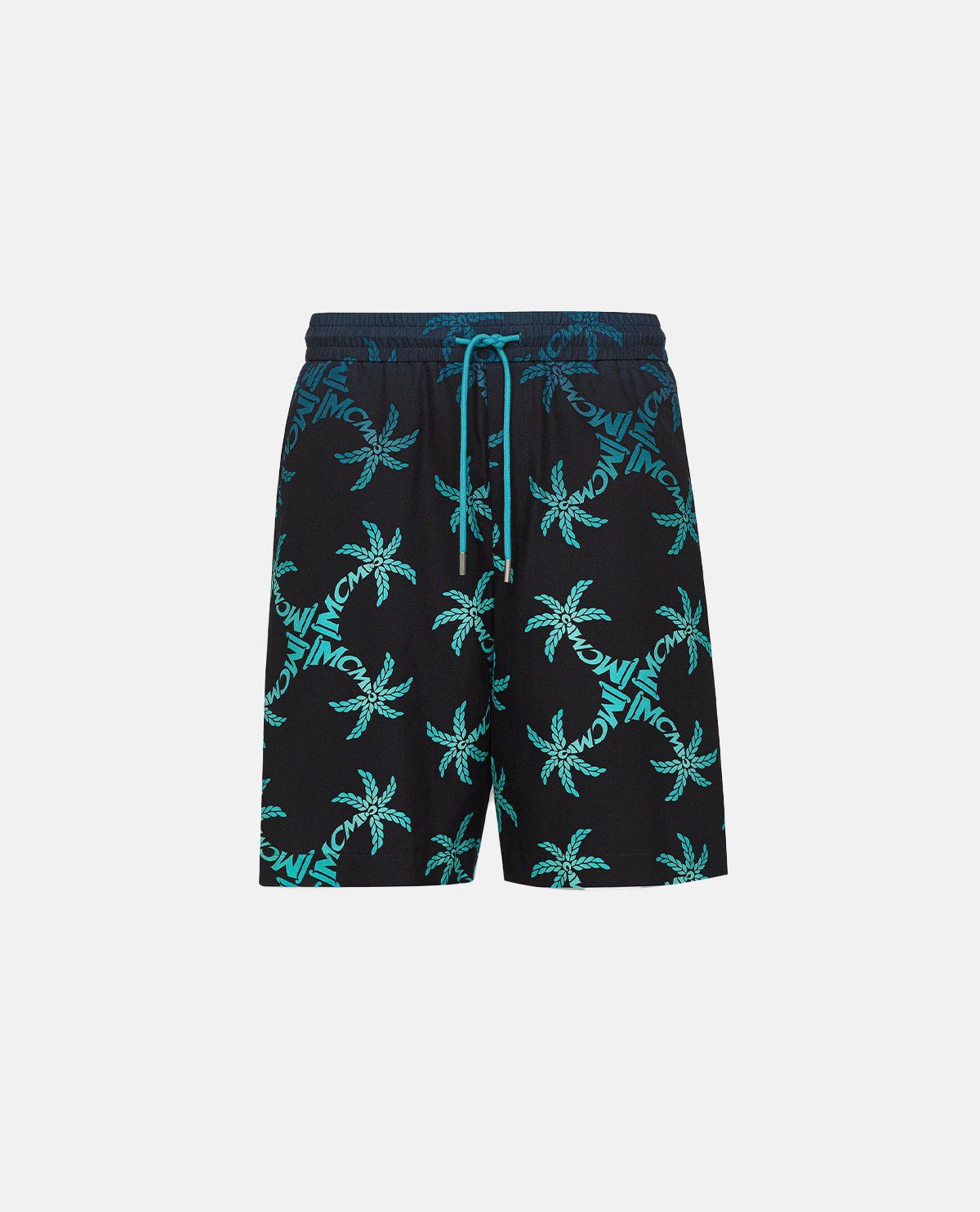 Quần short họa tiết cây cọ monogram