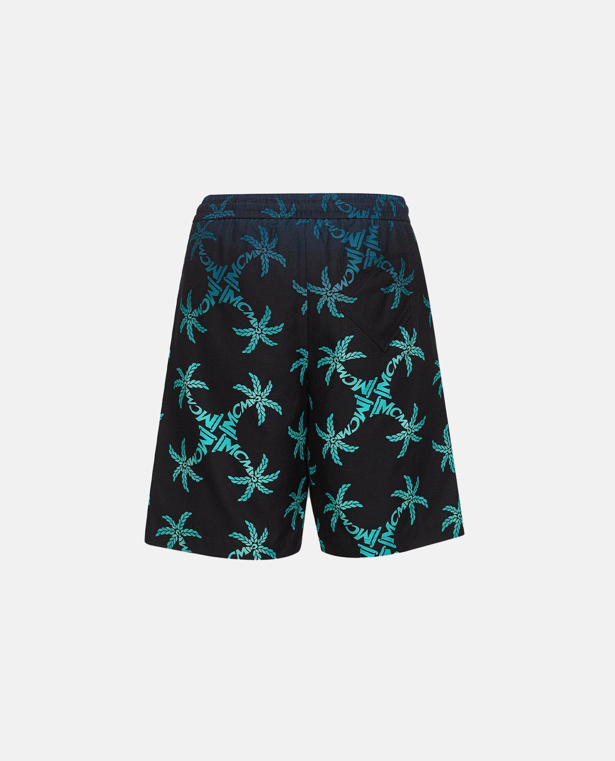 Quần short họa tiết cây cọ monogram