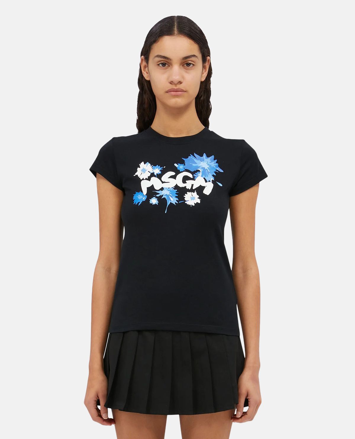 Áo thun cotton tay ngắn in logo