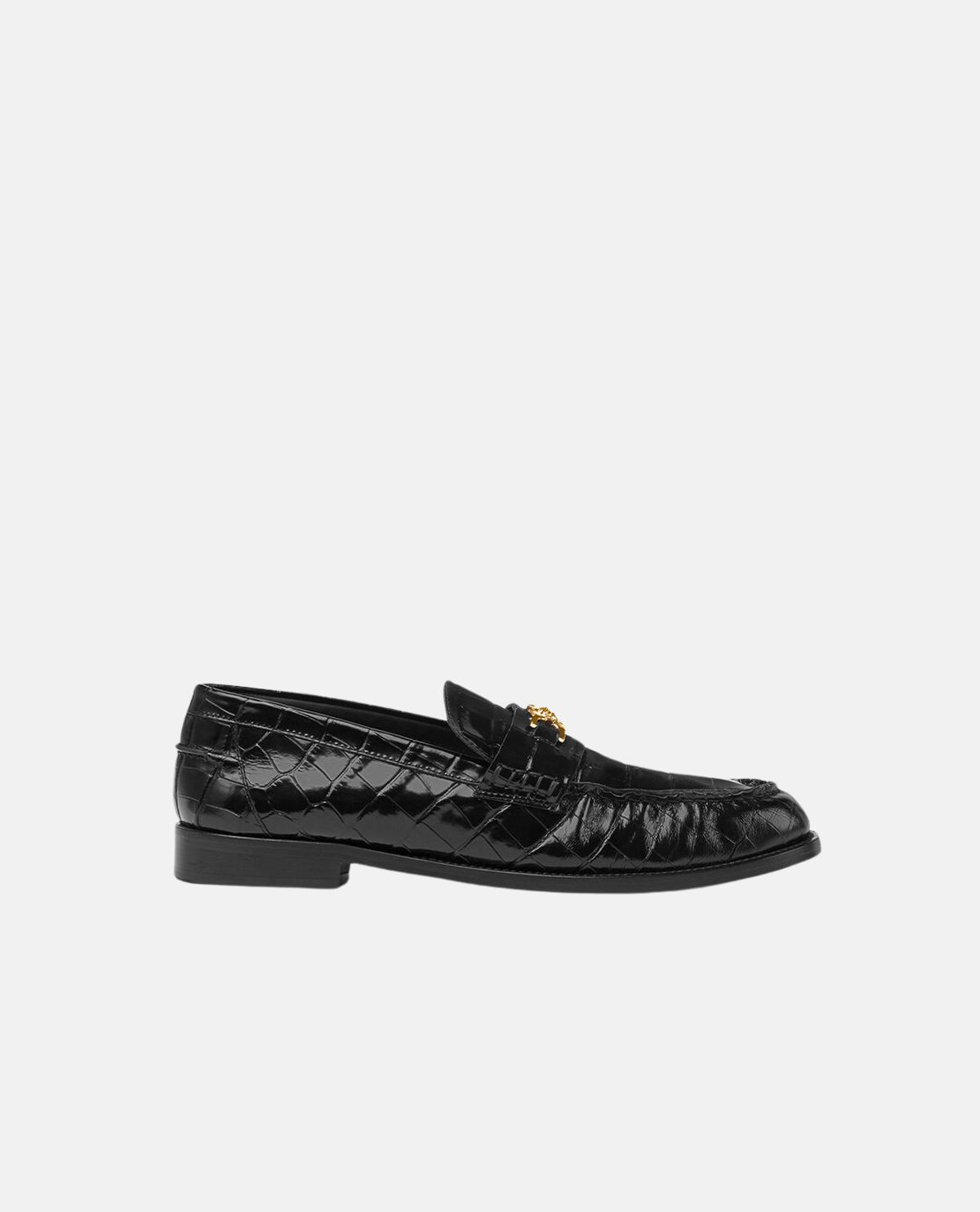 Giày loafer vân da cá sấu Medusa '95