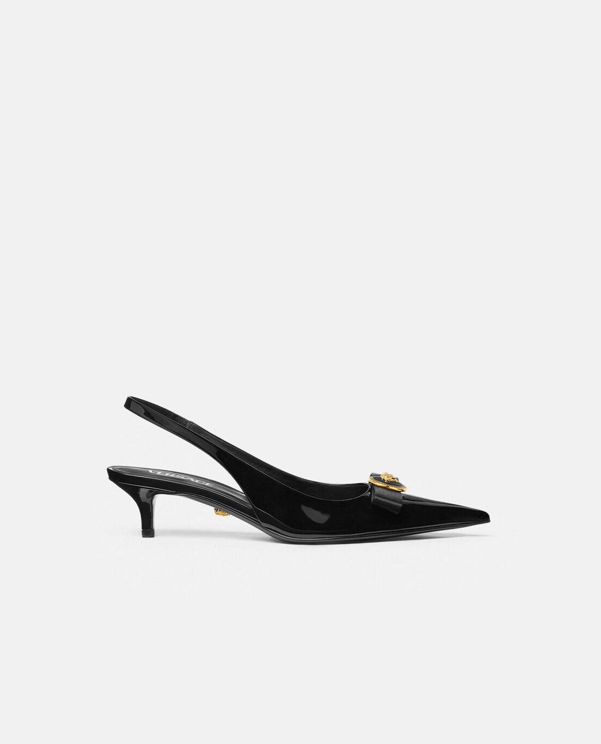 Giày slingback da bóng Gianni Ribbon 45