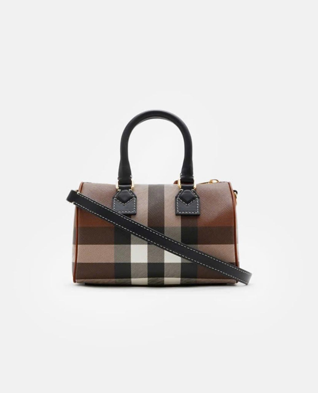 Túi bowling mini họa tiết Burberry Check