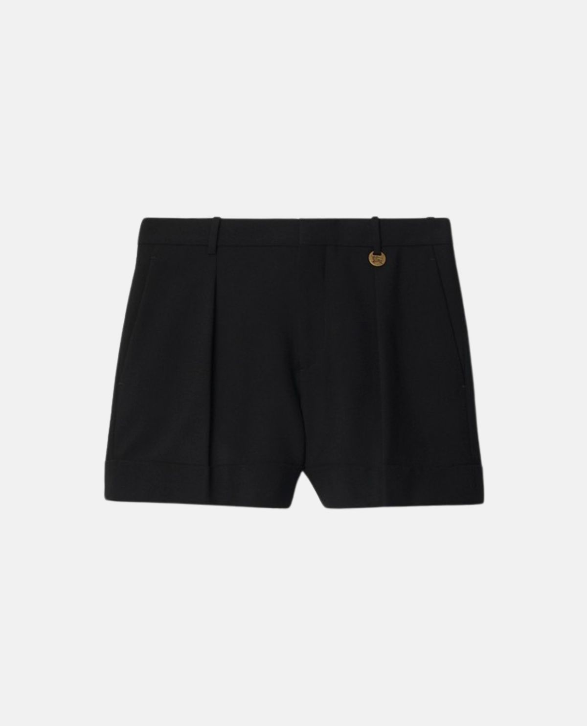 Quần short xếp ly phối tag EKD