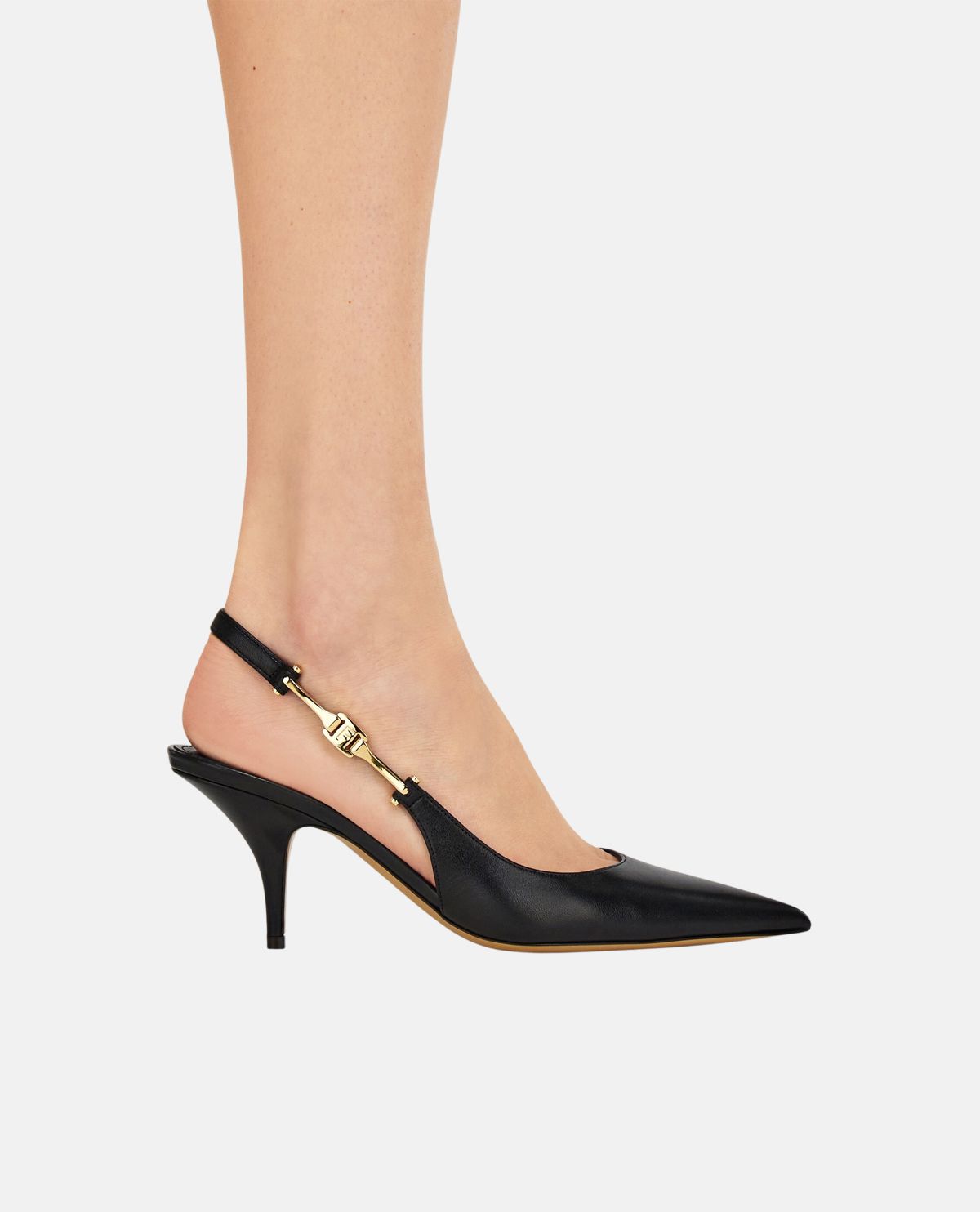 Giày slingback phối khóa chữ F