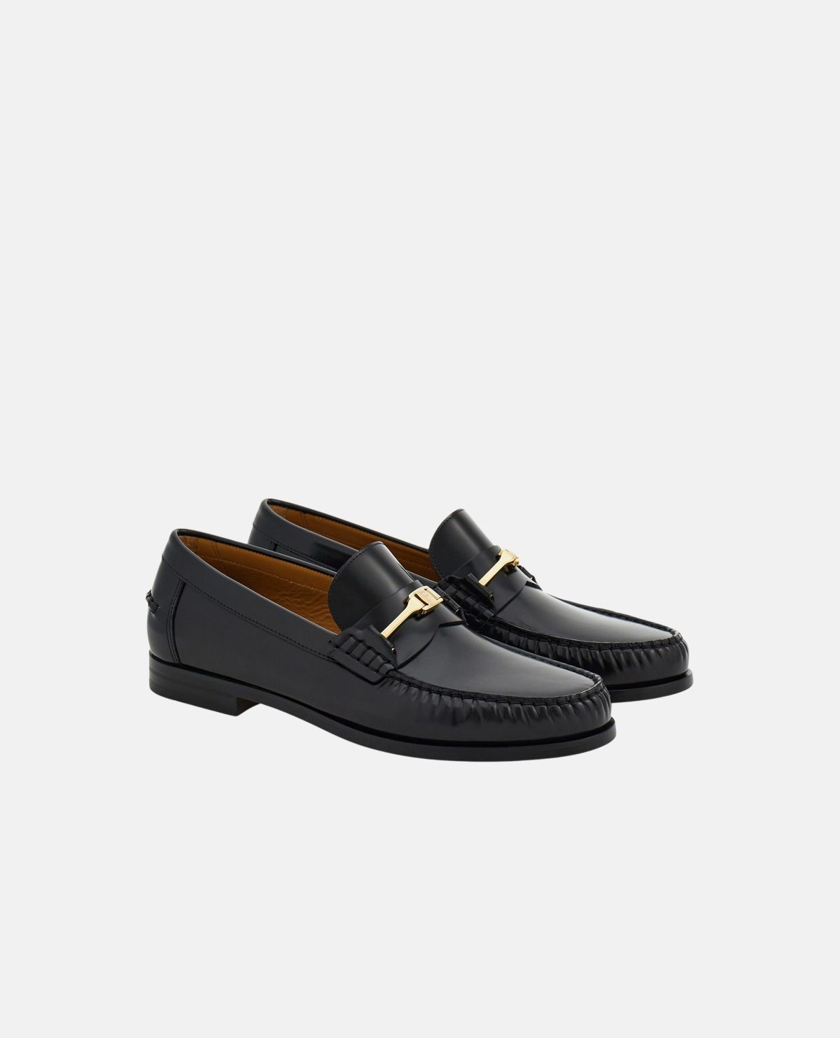 Giày loafer phối khóa chữ F