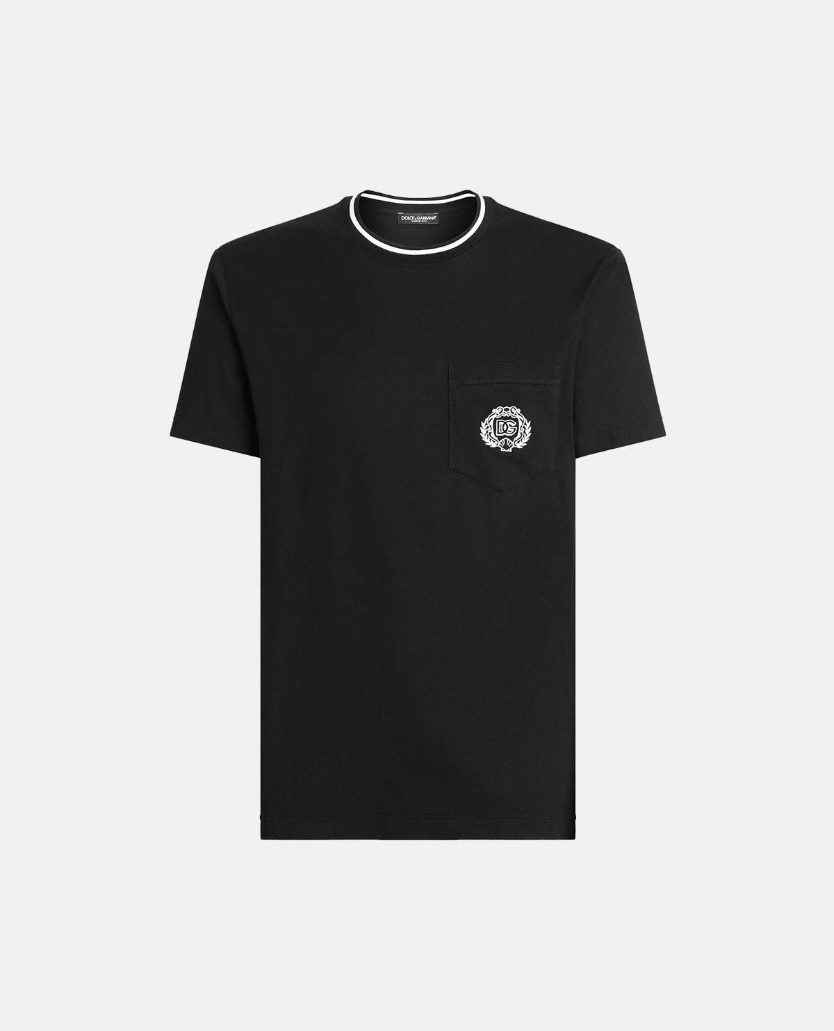 Áo thun cotton piqué tay ngắn phối logo