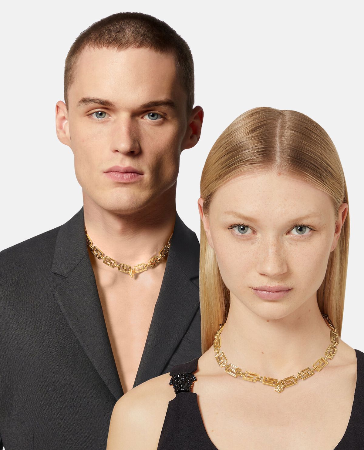 Vòng cổ chuỗi xích Greca