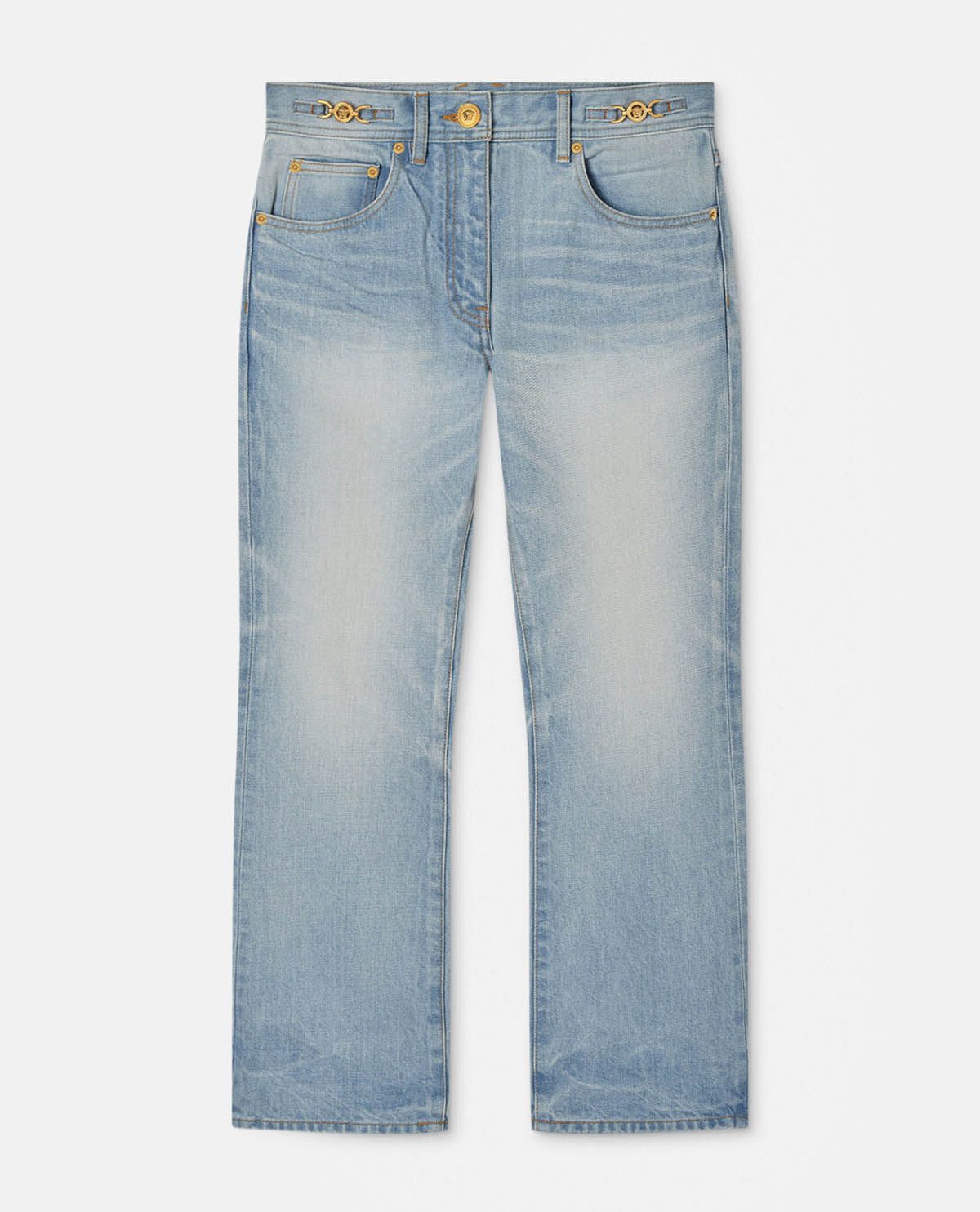 Quần jeans ống loe dáng crop Medusa '95