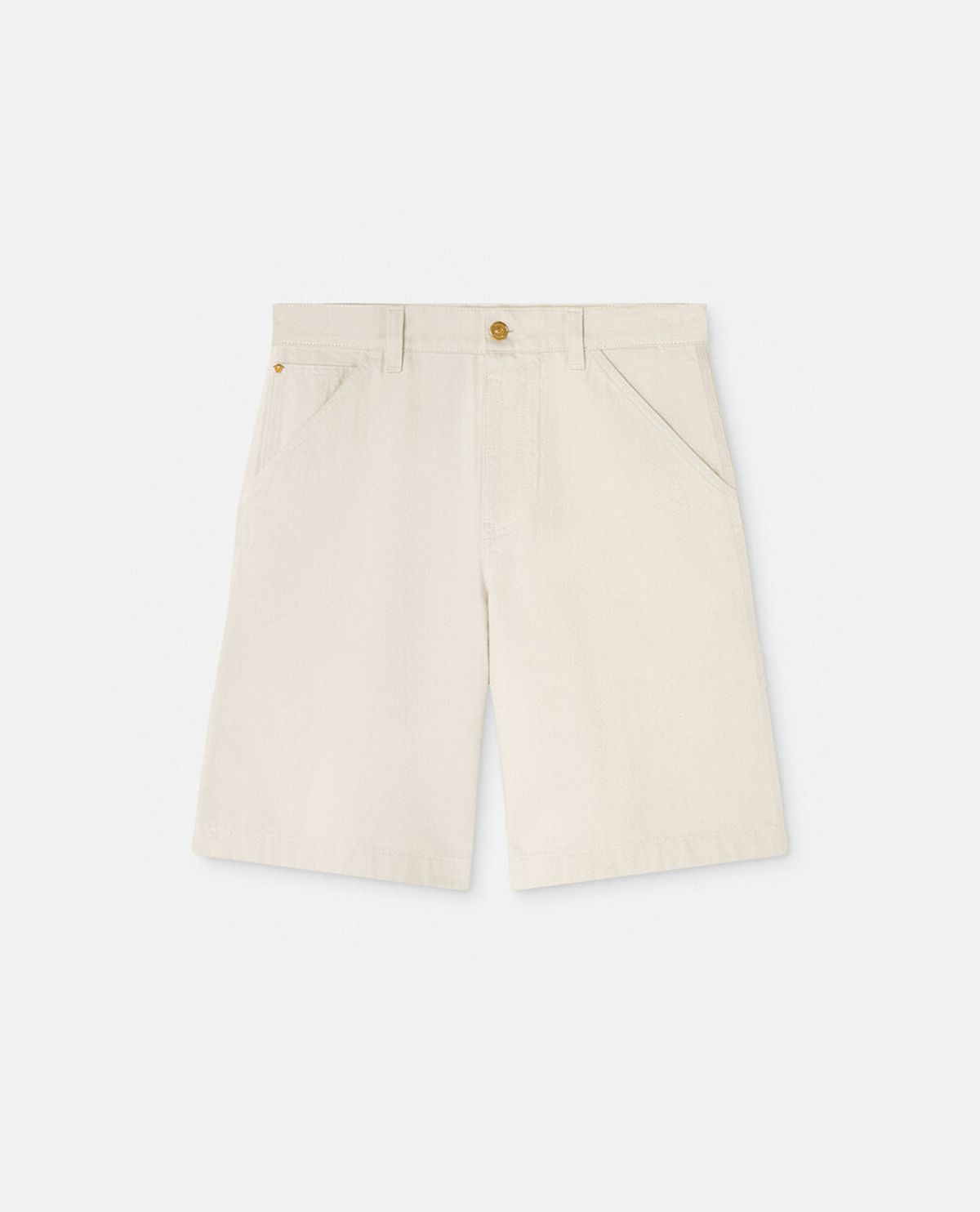 Quần short denim Medusa Biggie