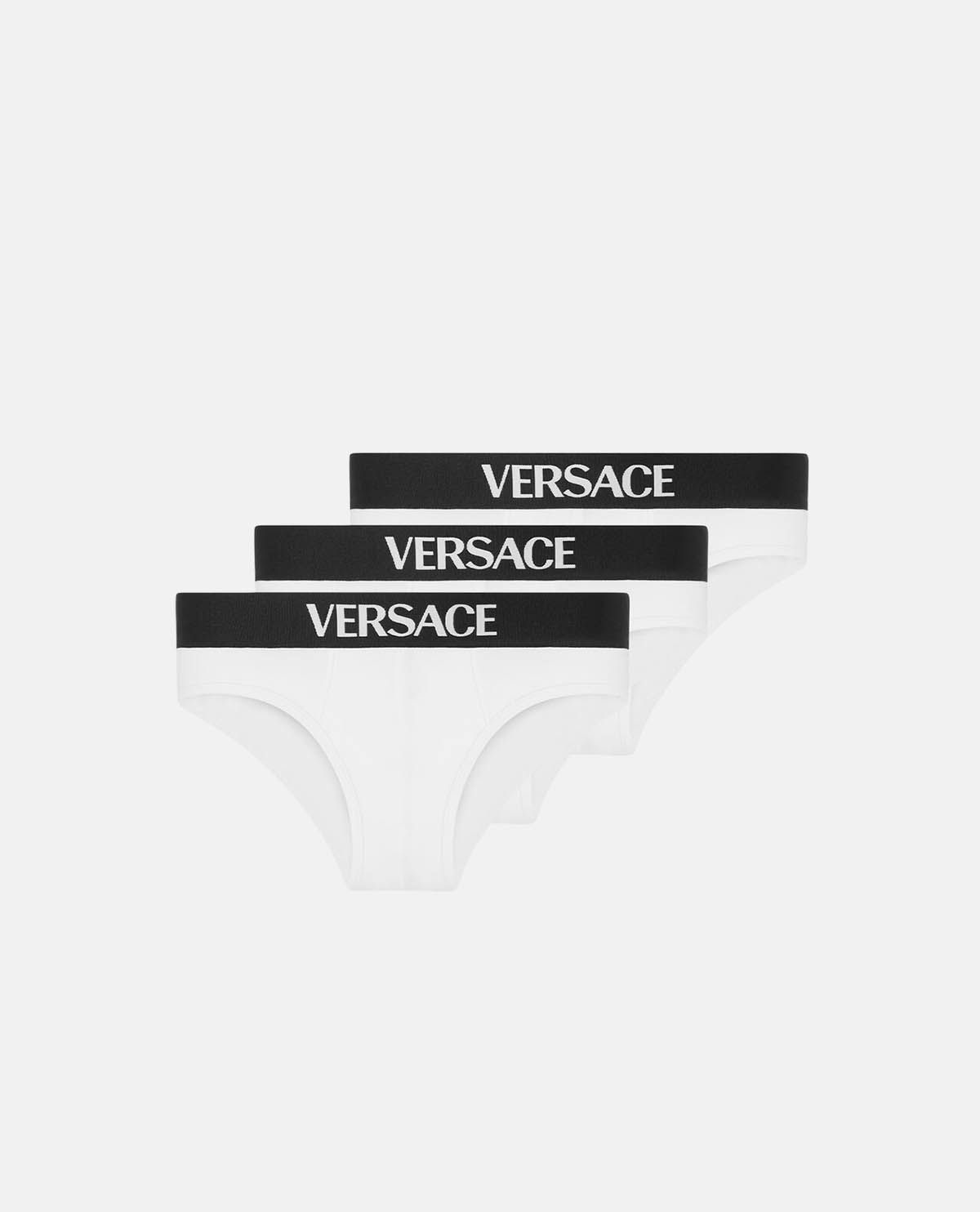 Bộ 3 quần lót tam giác phối logo Versace