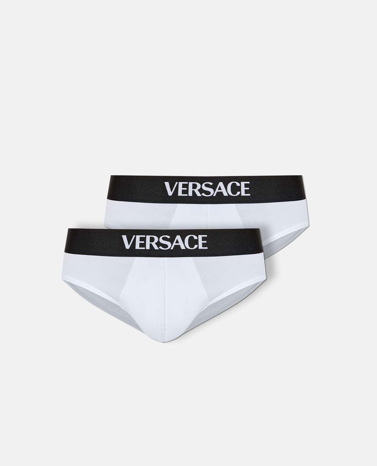 Bộ 2 quần lót tam giác phối logo Versace