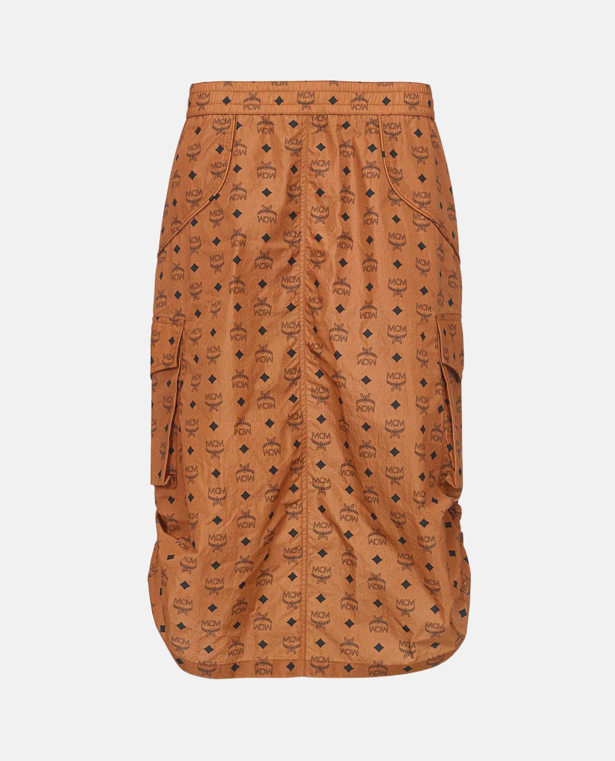 Chân váy nylon ECONYL® họa tiết monogram