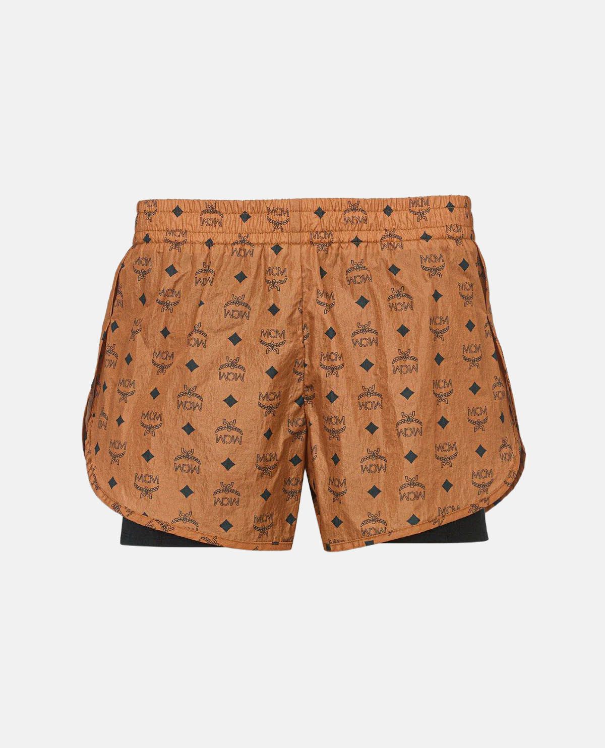 Quần short nylon ECONYL® họa tiết monogram