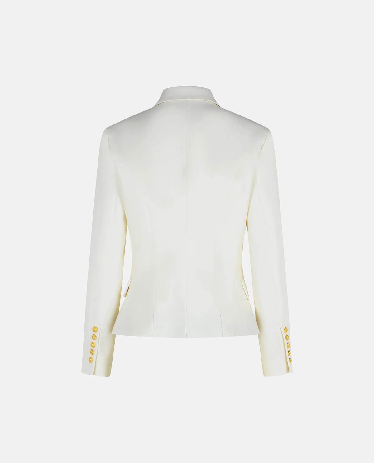 Áo blazer tay dài phối hàng khuy đôi