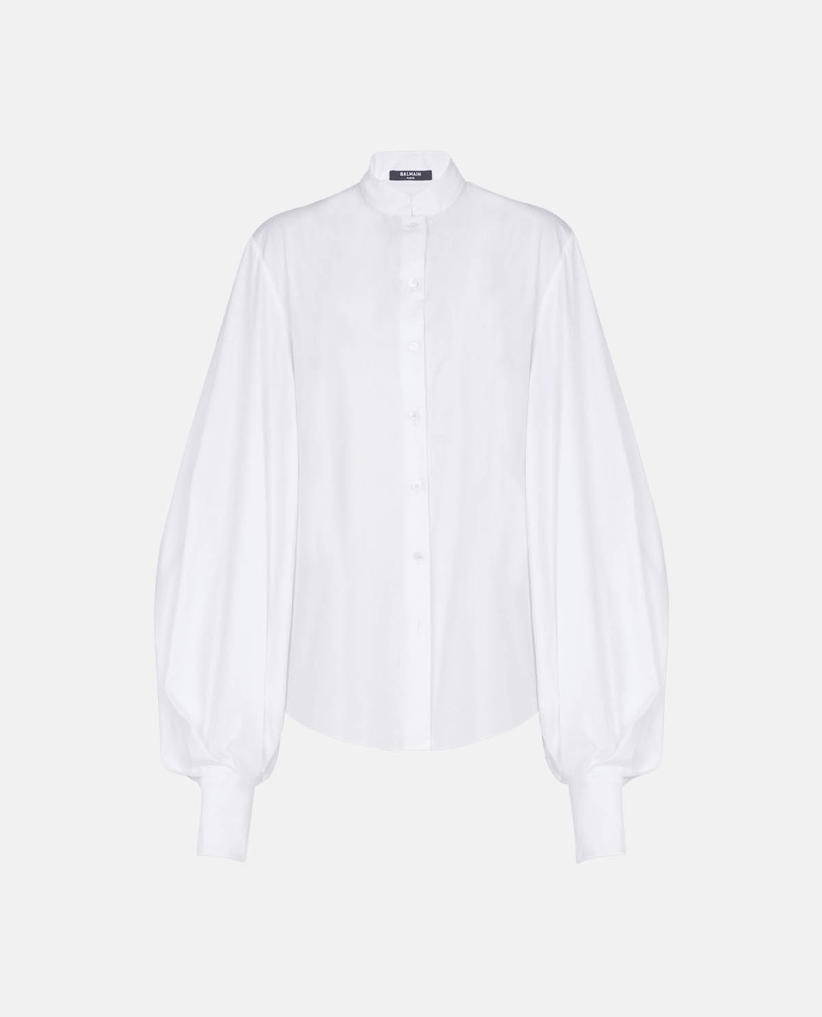Áo sơ mi cotton tay phồng