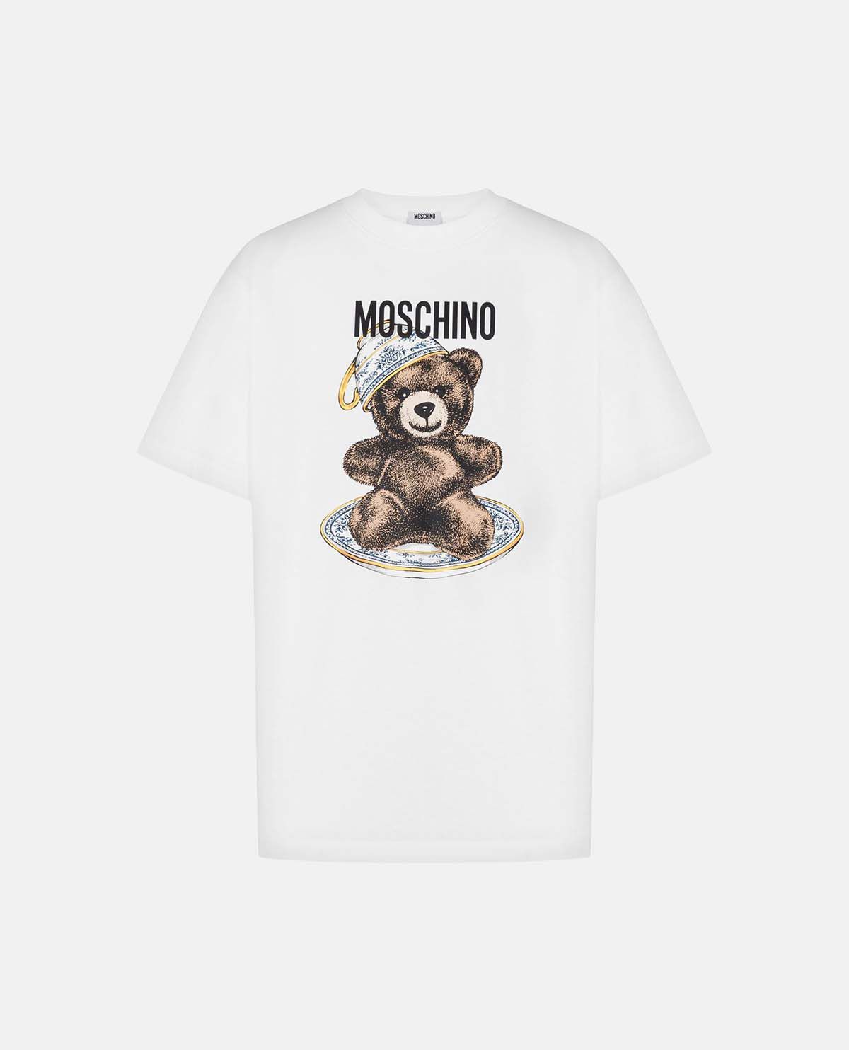 Áo thun cotton jersey hữu cơ in gấu Teddy