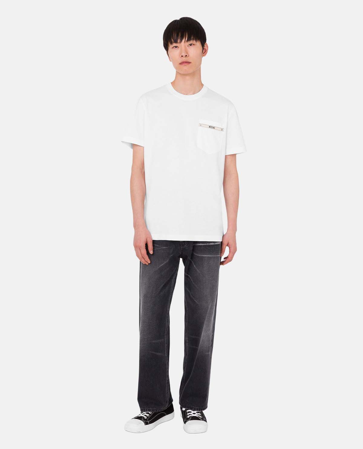 Áo thun cotton hữu cơ thêu logo