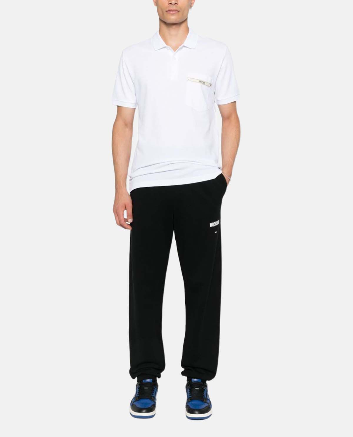Quần jogger cotton phối logo