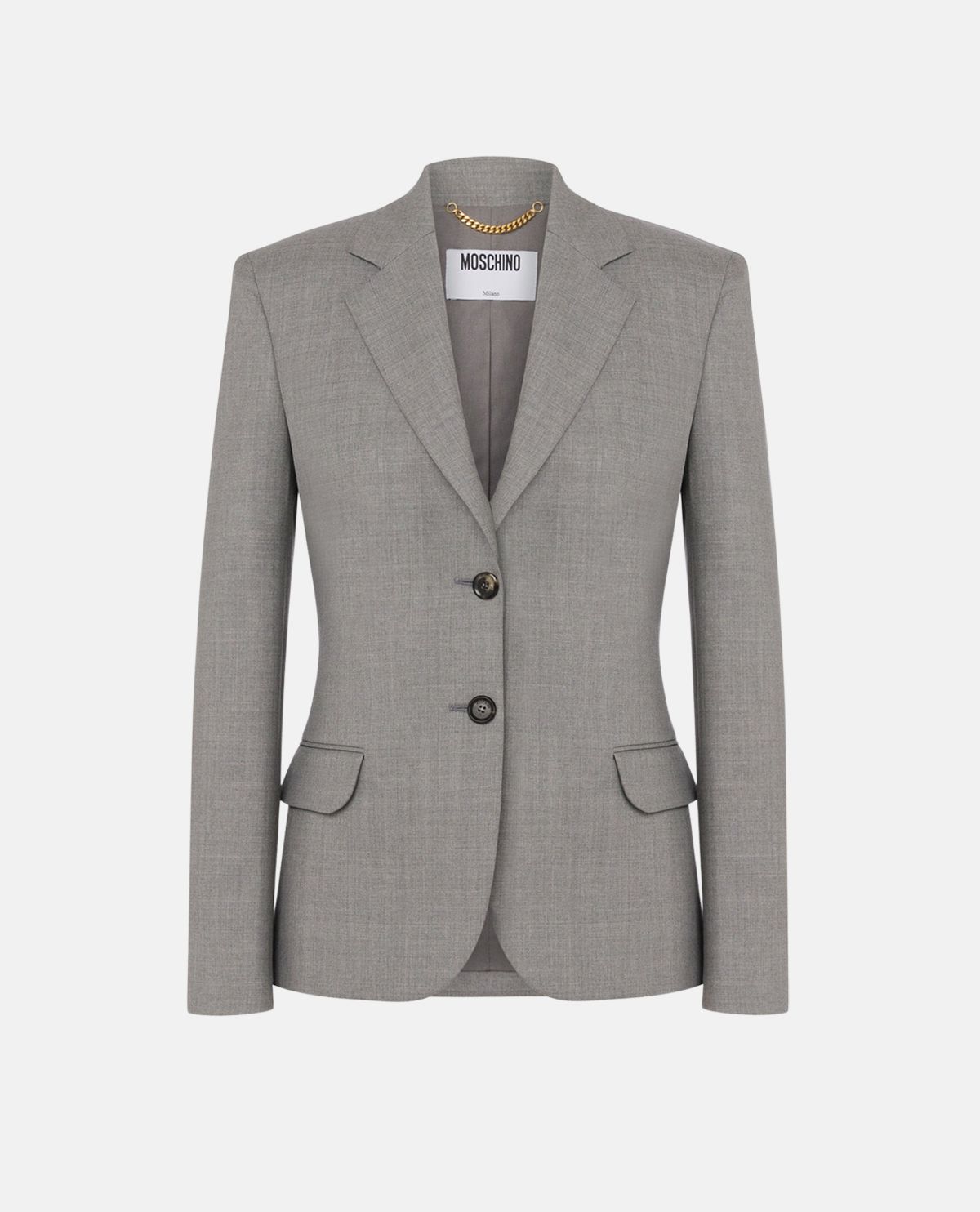Áo blazer tay dài phối khuy Laurel Crown