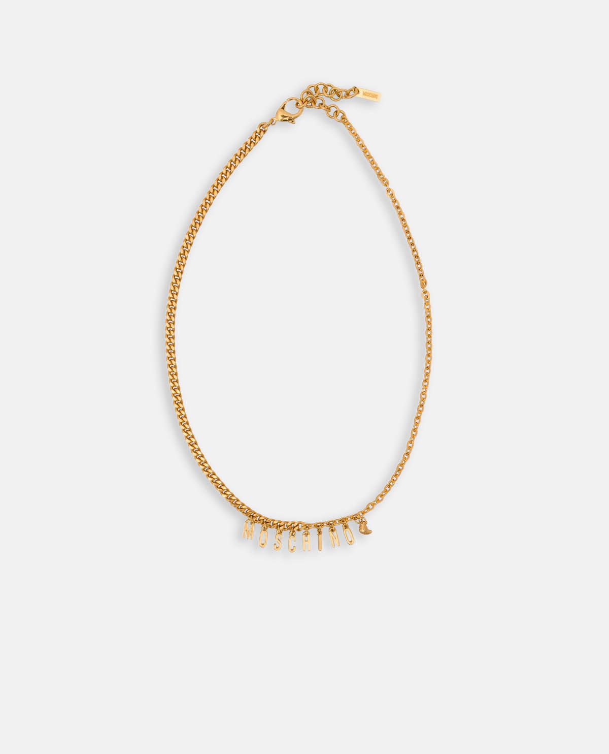 Vòng cổ chuỗi xích phối charm logo