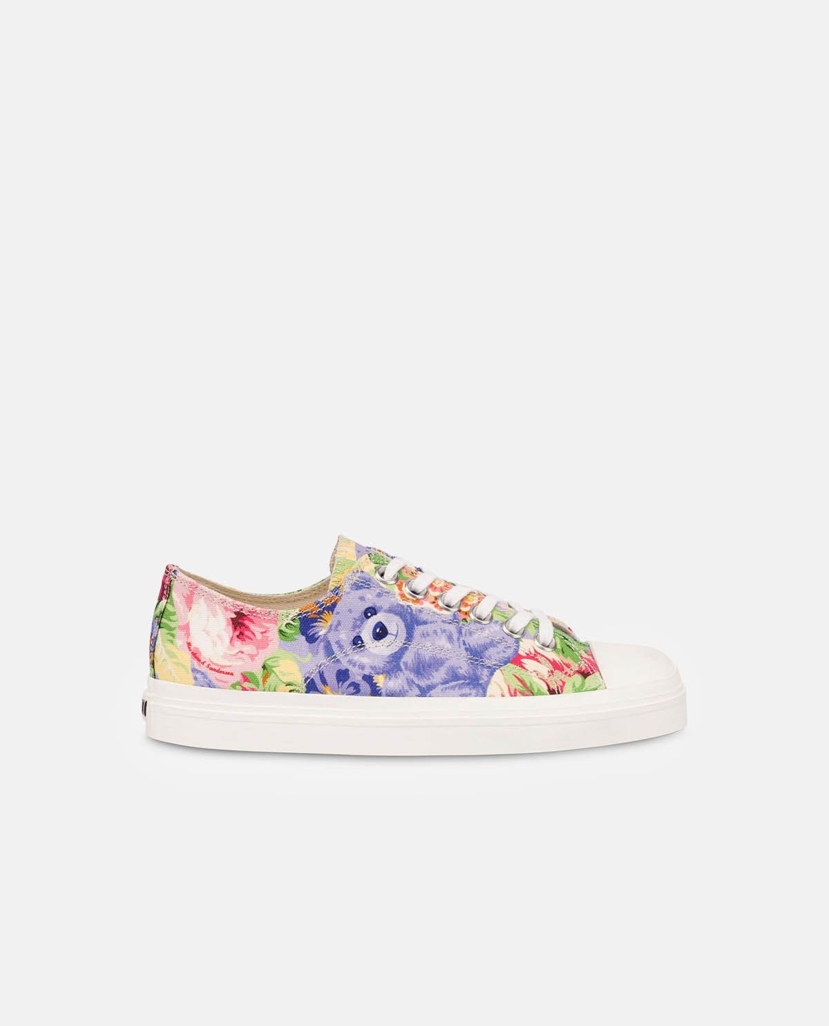 Giày thể thao canvas họa tiết hoa