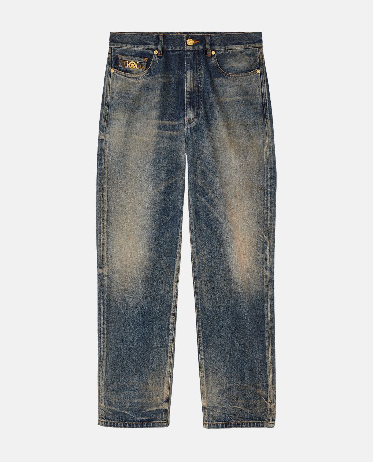 Quần jeans wash bạc Made in Japan