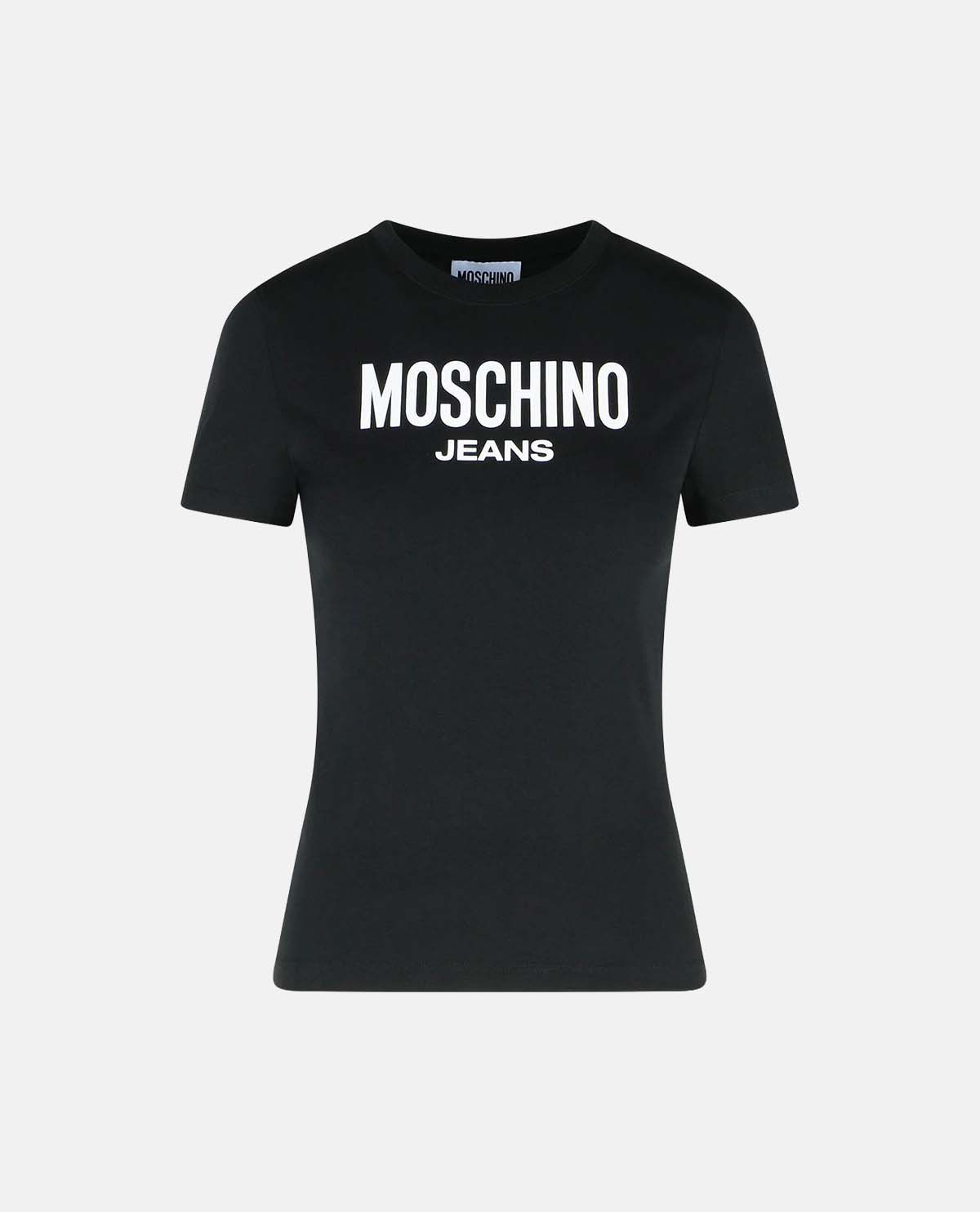 Áo thun cotton jersey tay ngắn in logo