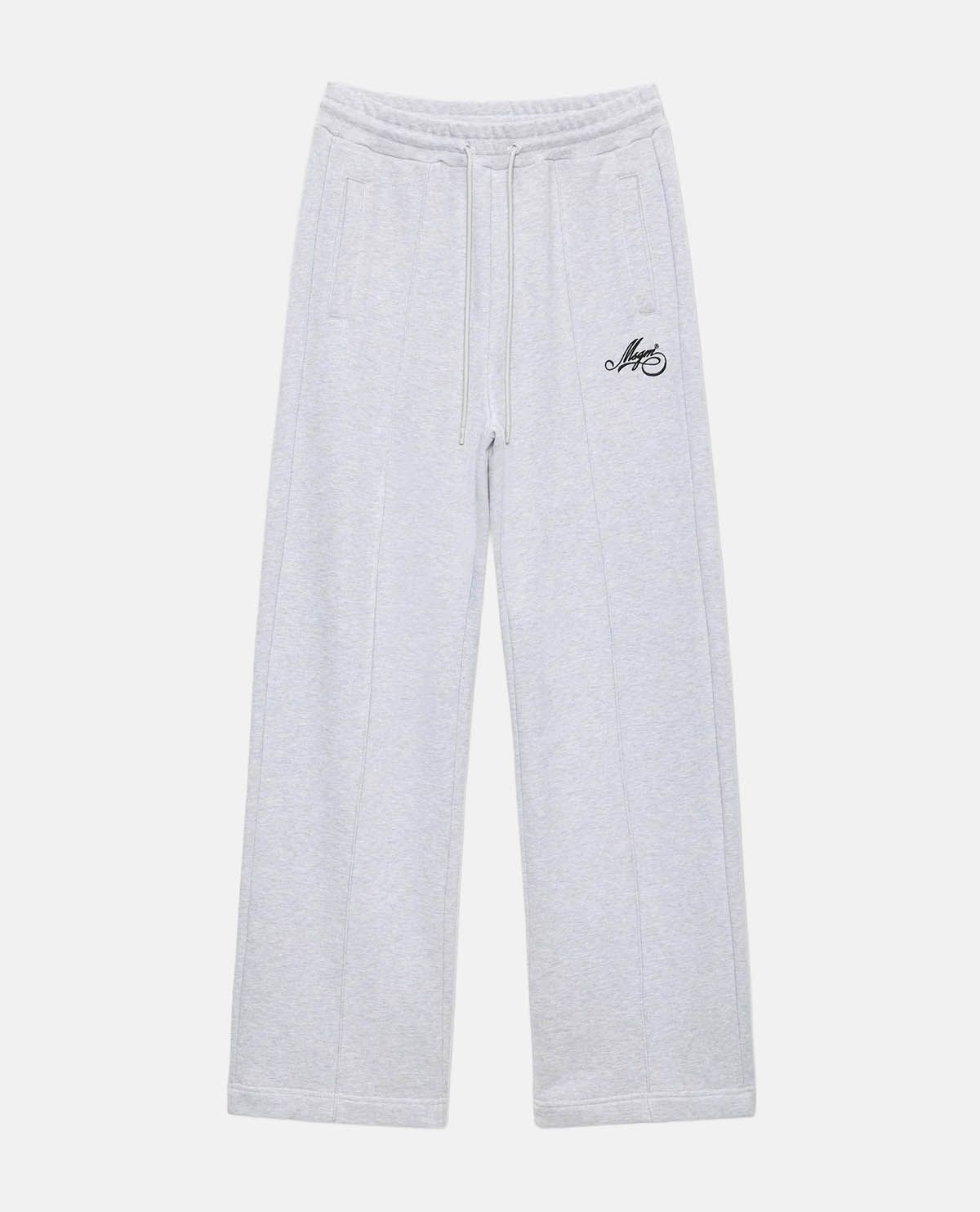 Quần jogger ống rộng phối logo