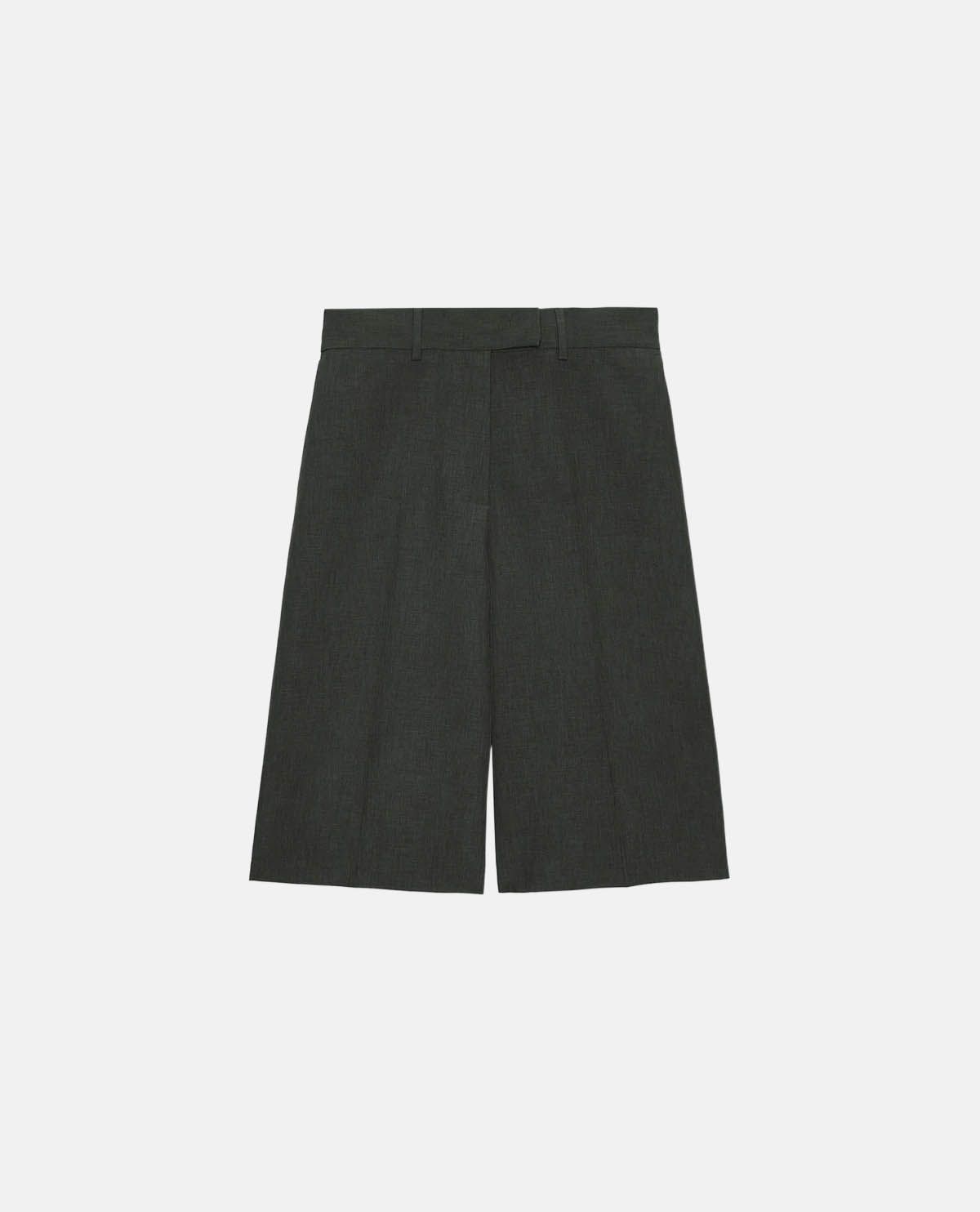 Quần short bermuda xếp ly