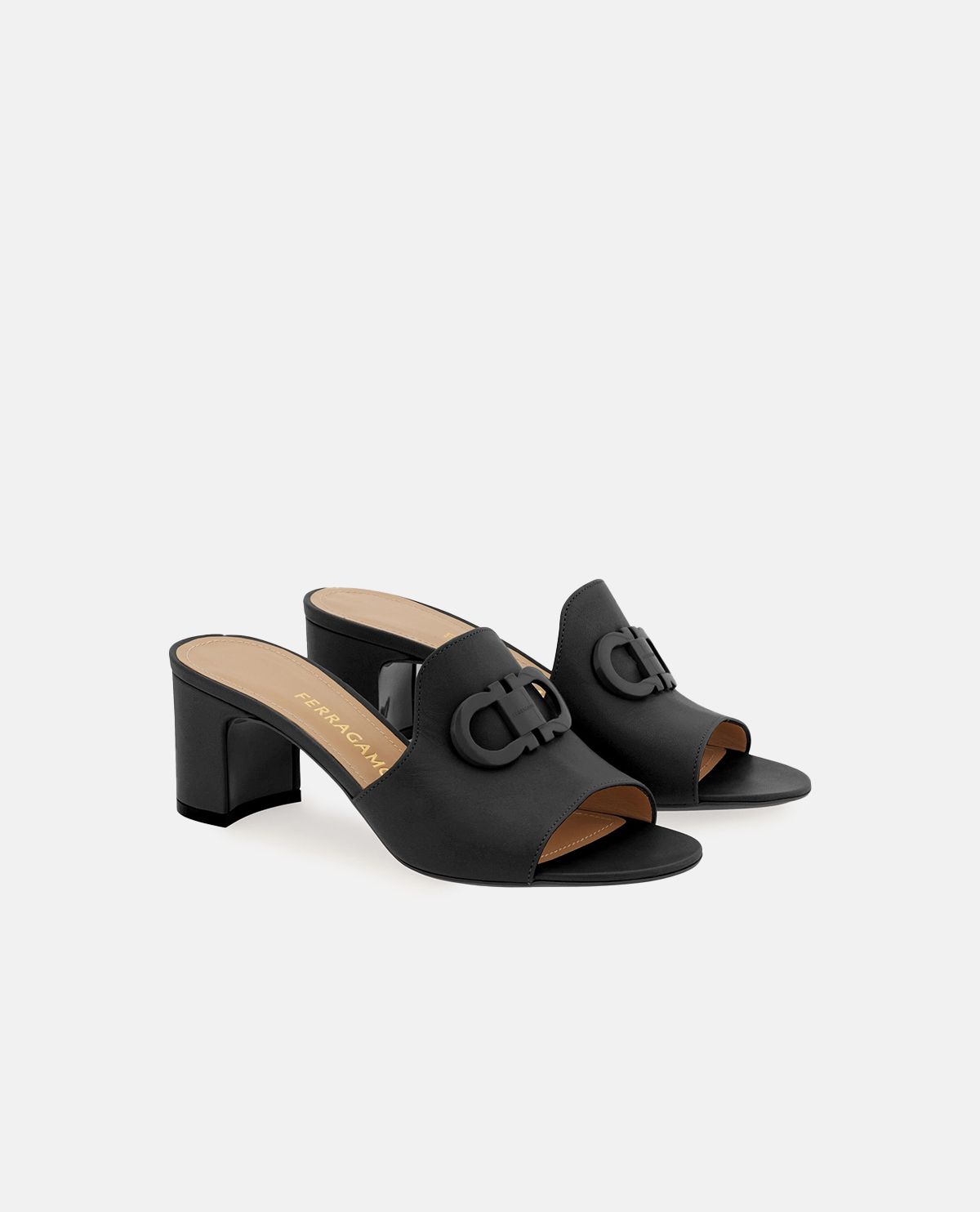 Giày sandal cao gót Gancini