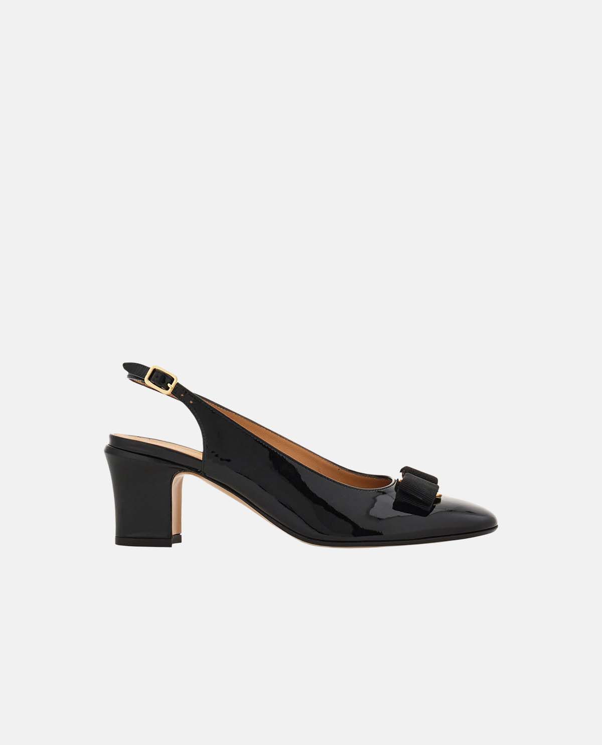 Giày slingback phối nơ Vara