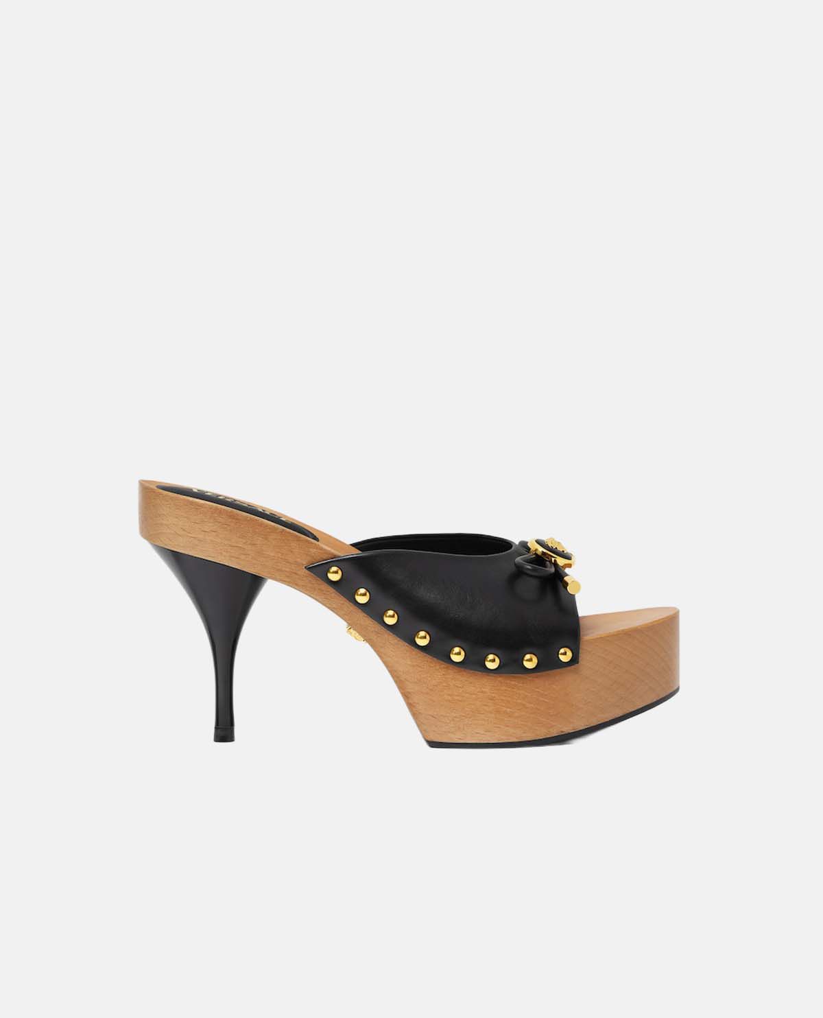 Giày clog da Opera Bow 110