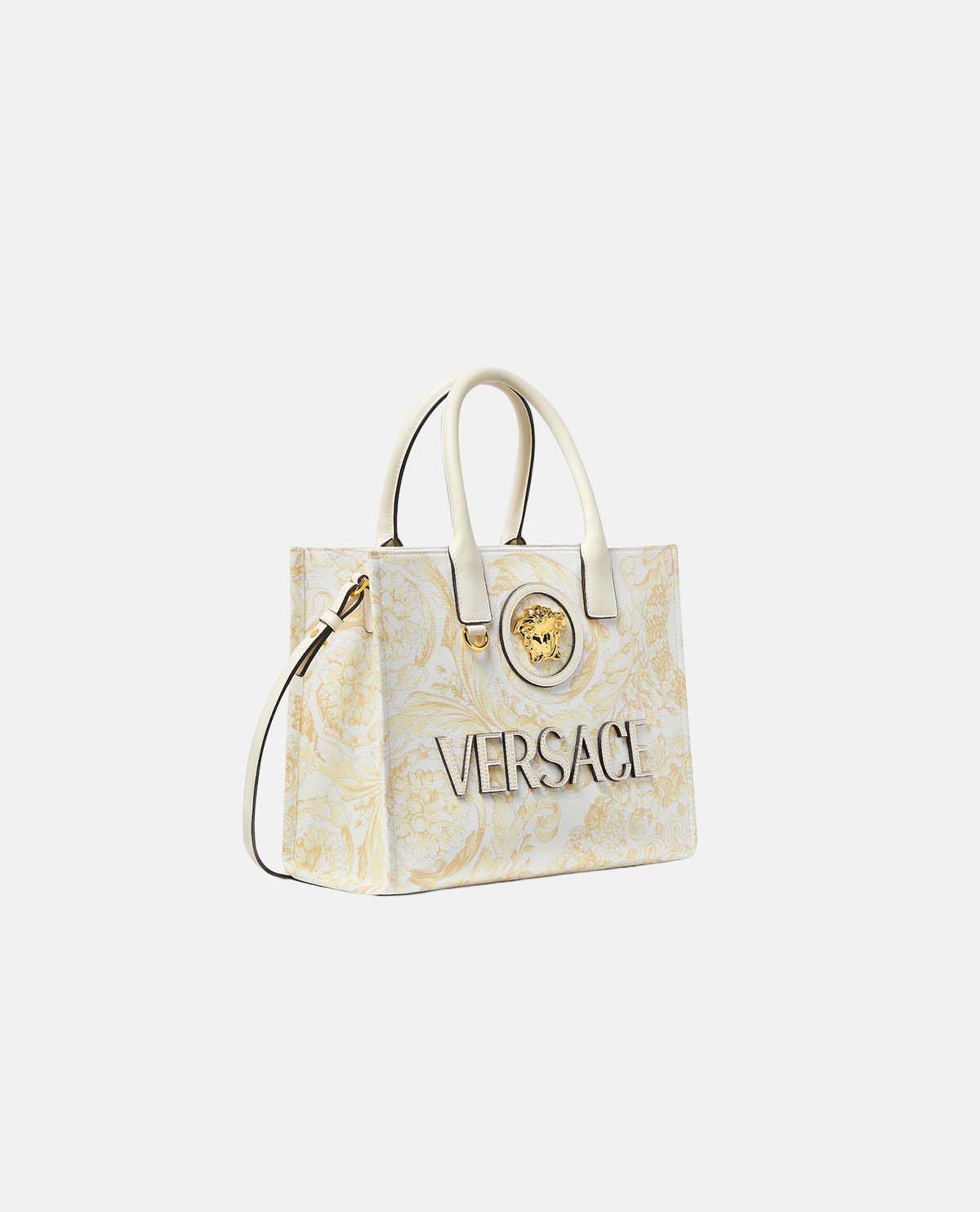 Túi tote La Medusa cỡ nhỏ họa tiết Barocco