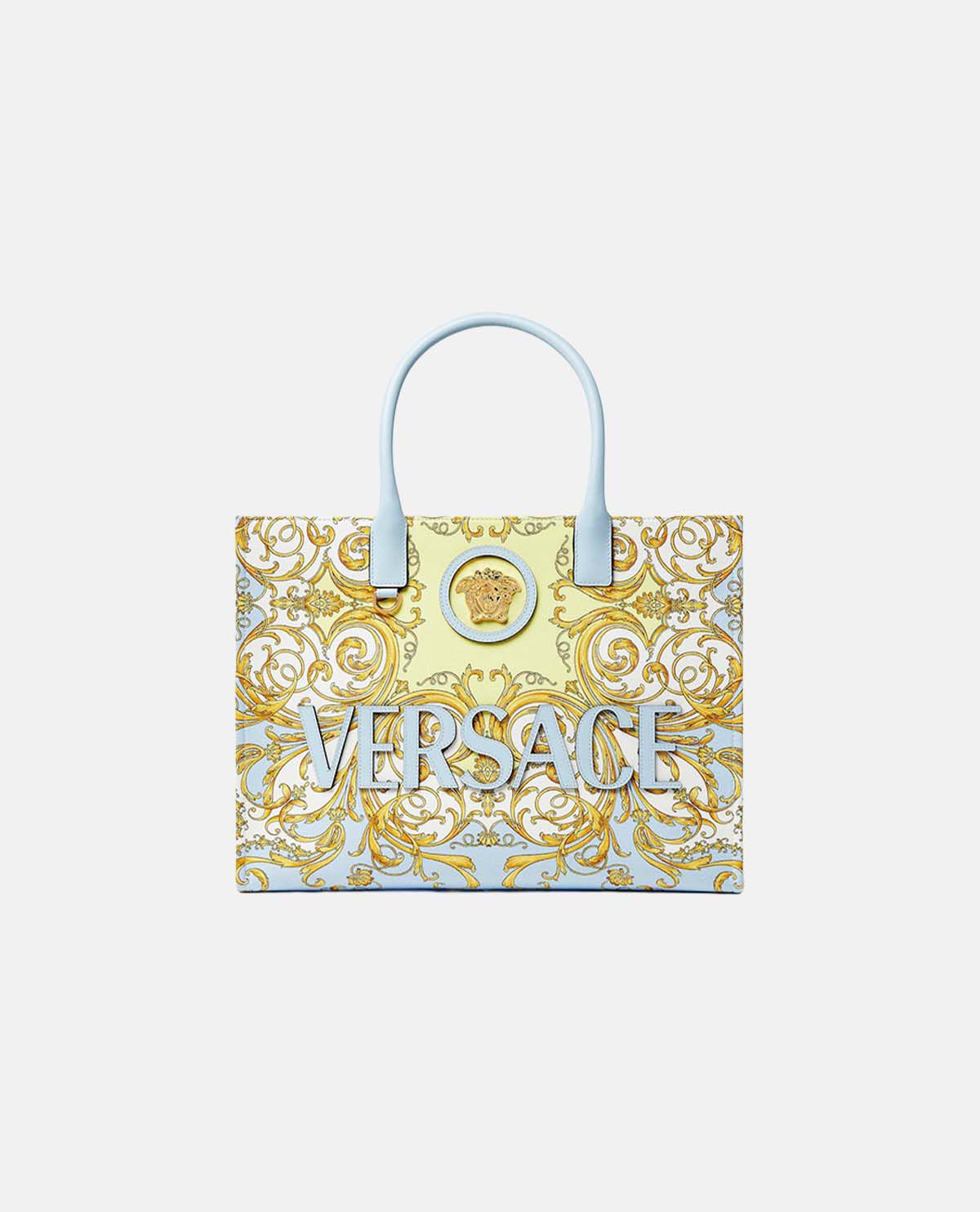 Túi tote La Medusa cỡ lớn họa tiết Spring Barocco