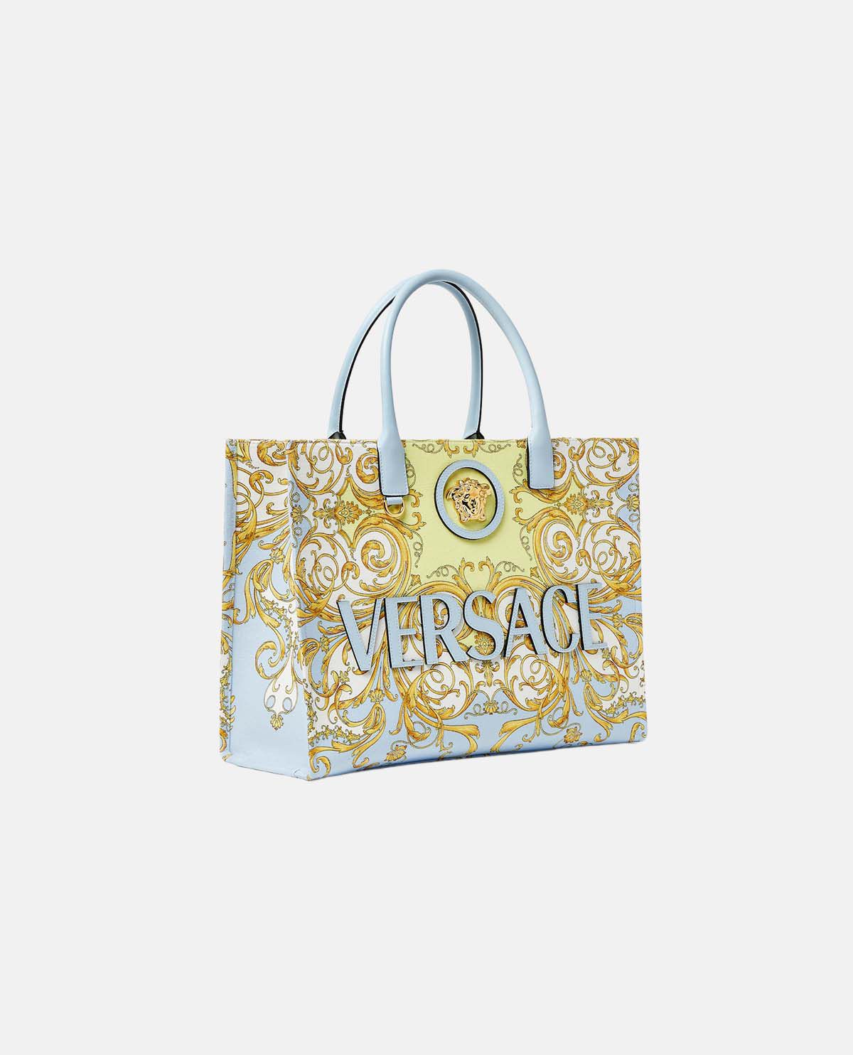 Túi tote La Medusa cỡ lớn họa tiết Spring Barocco