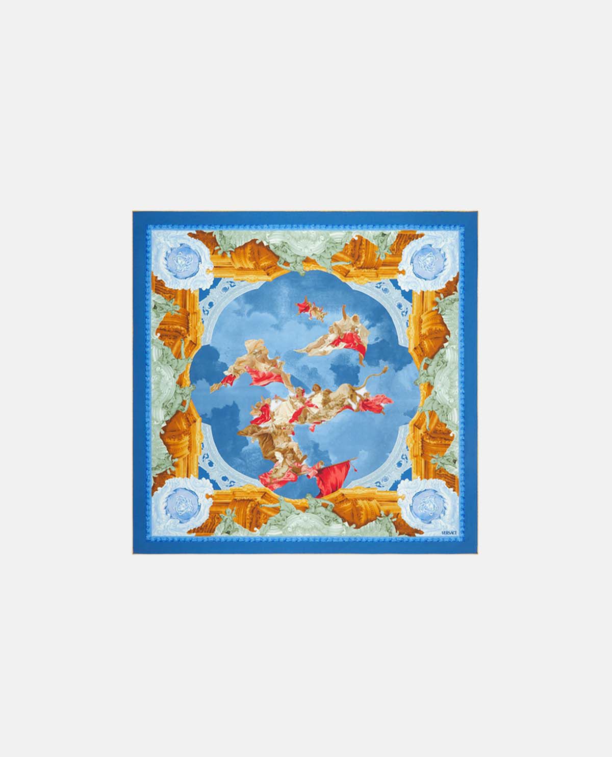 Khăn lụa vuông Affresco 90 x 90 cm