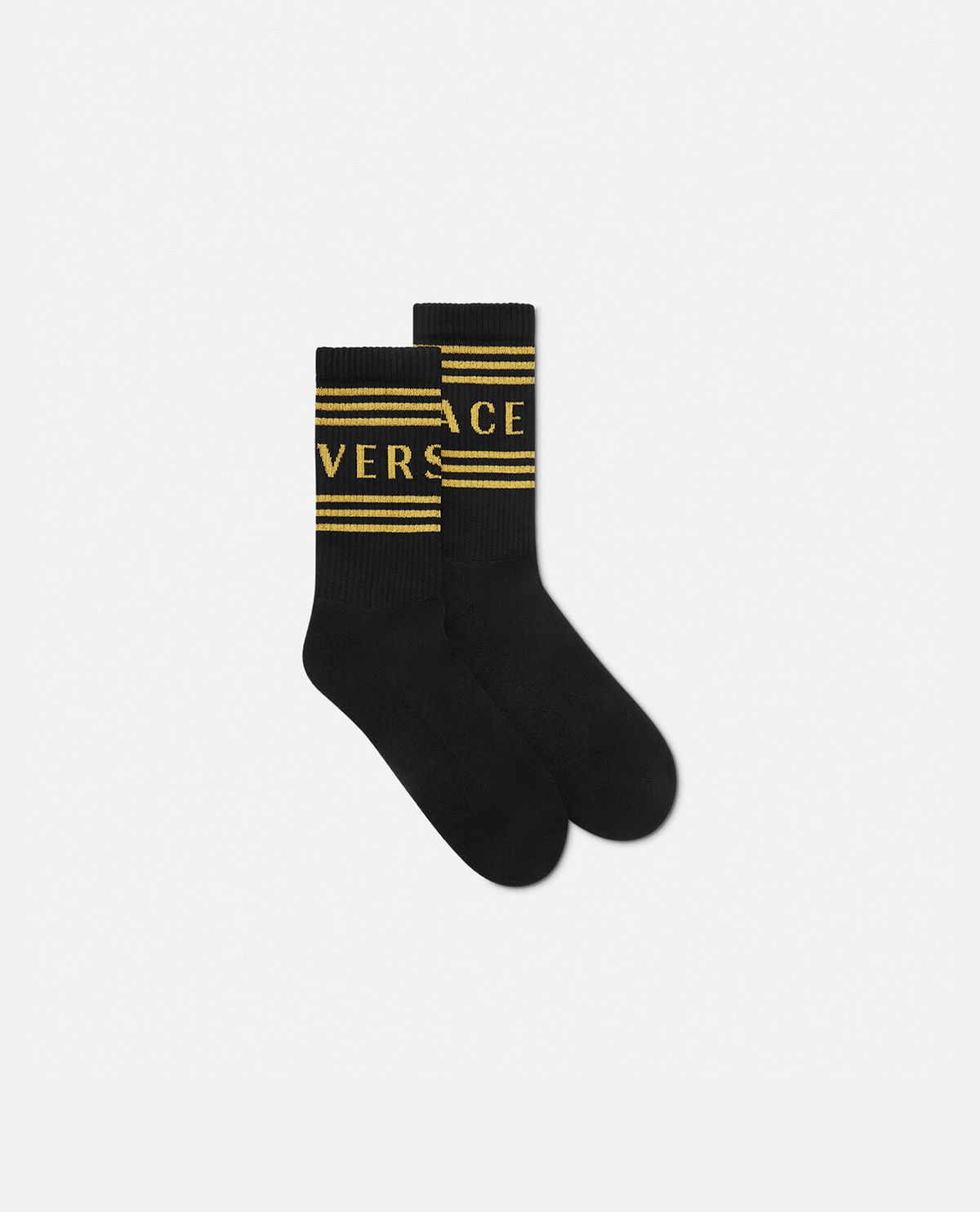 Bộ 2 vớ cao cổ phối logo 90s Vintage